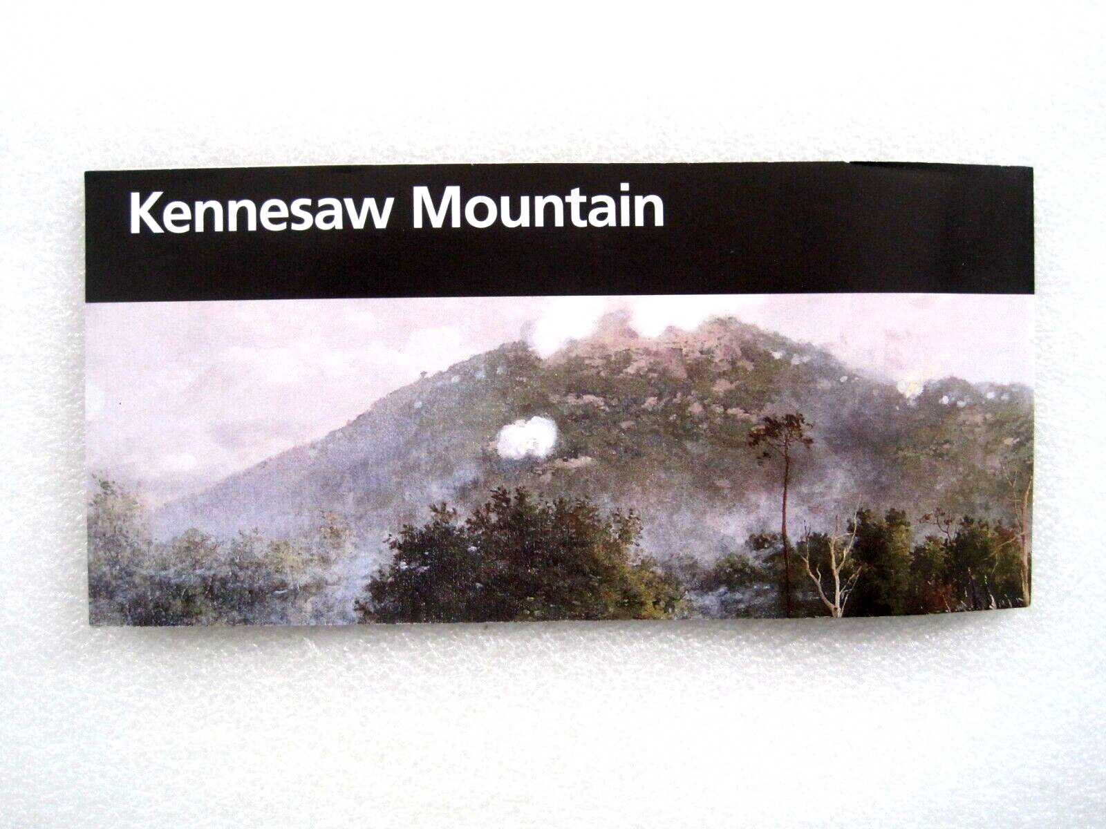 Kennesaw Mountain National Battlefield Park National Park Service Brochure Map