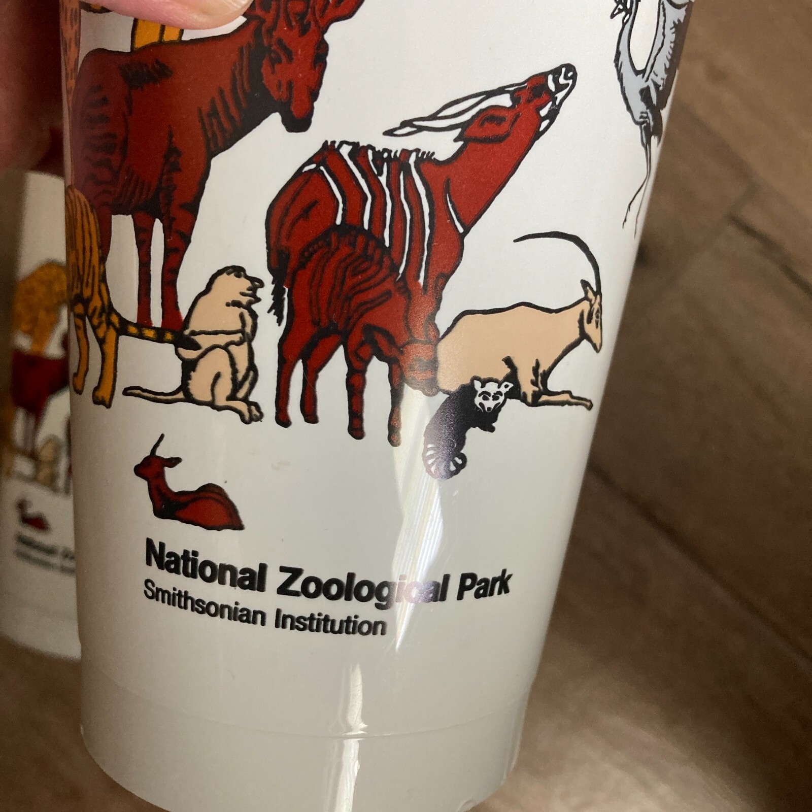 Pair of Smithsonian Institution National Zoological Park Cups