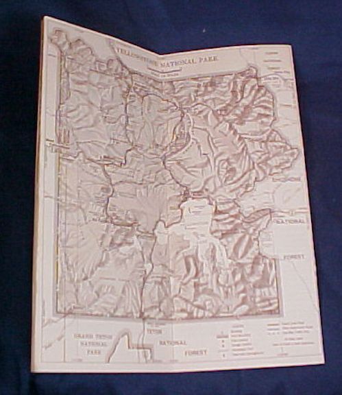 Vintage Yellowstone National Park Wyoming Montana Idaho Pamphlet 1957