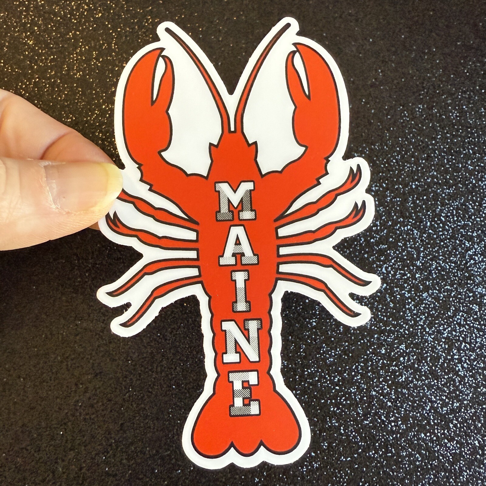 Maine Lobster Weatherproof Vinyl Sticker