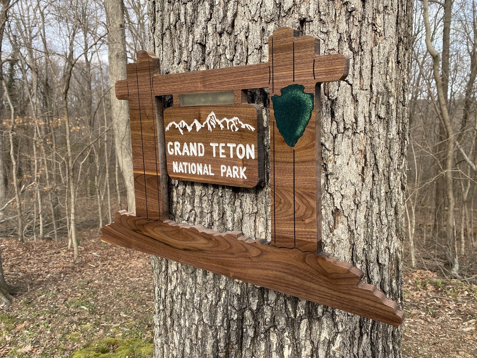 Grand Teton National Park Wall Decor Wyoming WY Jackson Hole Entrance Sign