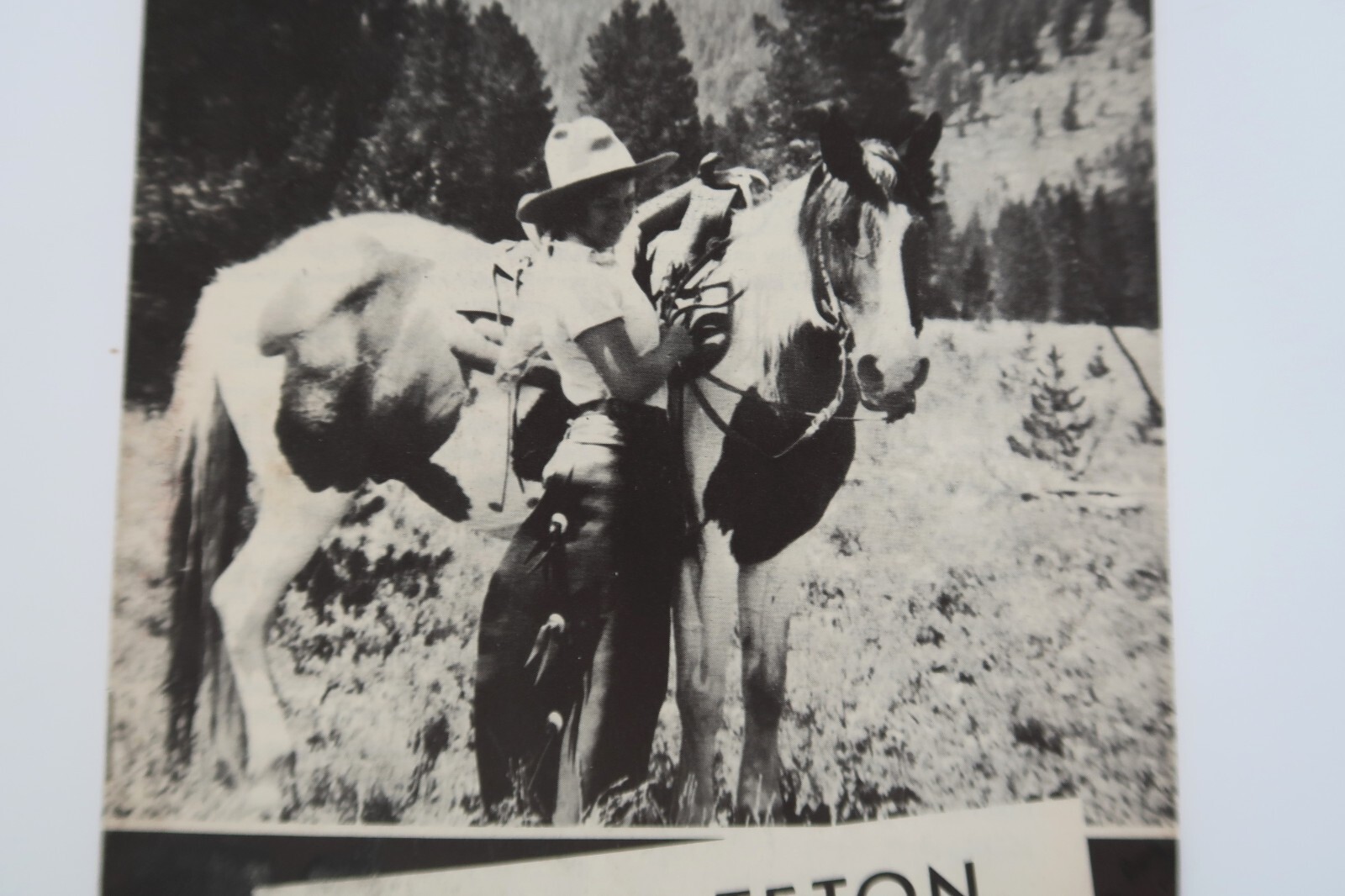 Vtg Grand Teton National Park Wyoming booklet 1940 Dept of Interior Ephemera