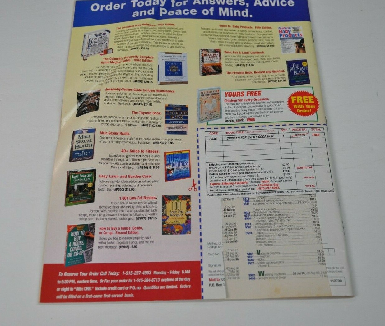 1997 June Consumer Reports Magazine Best National Parks SUVs Ford Jeep
