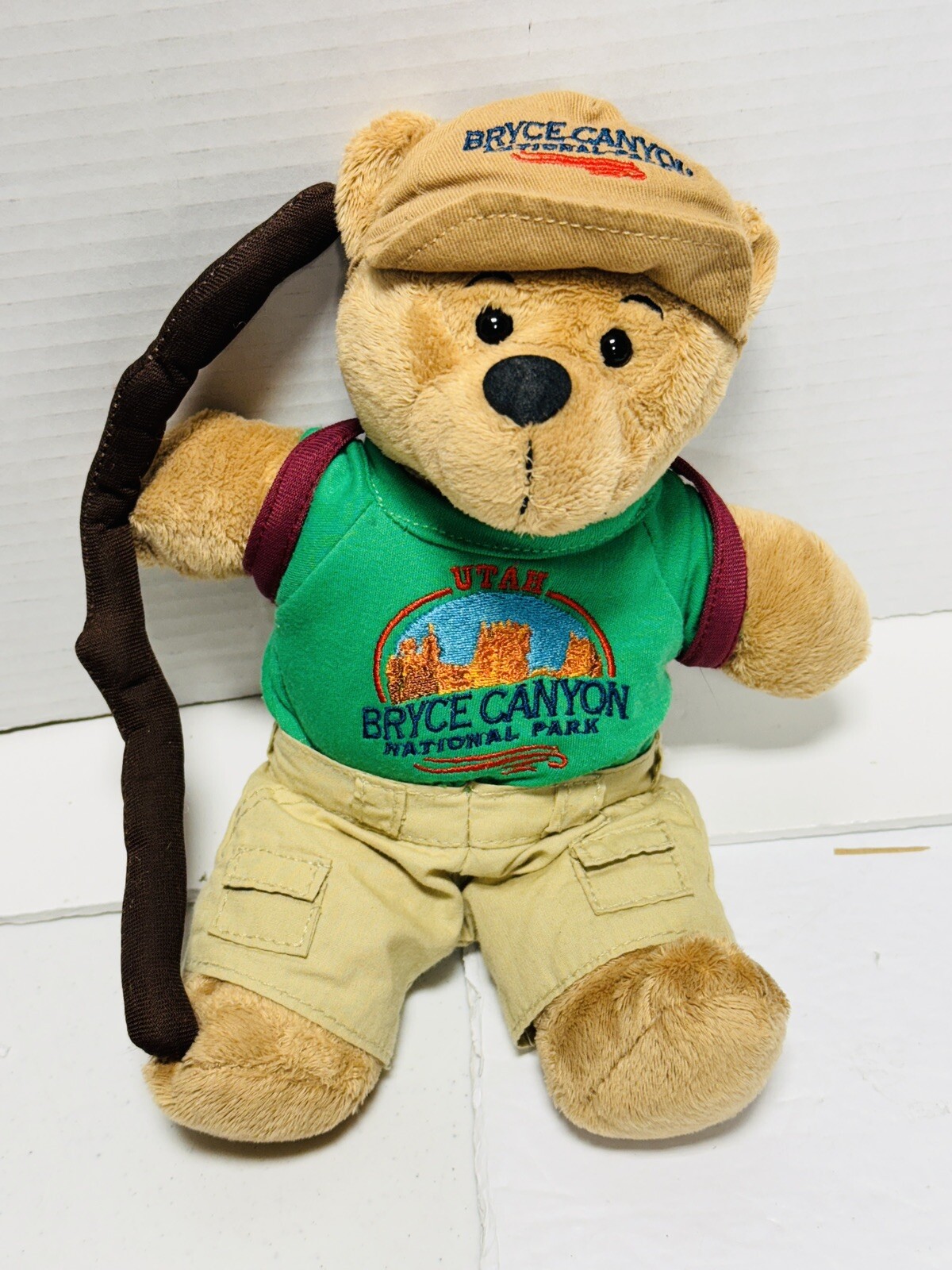 Bryce Canyon National Park Utah Plush Teddy Bear Camper Hiker Backpack 10”