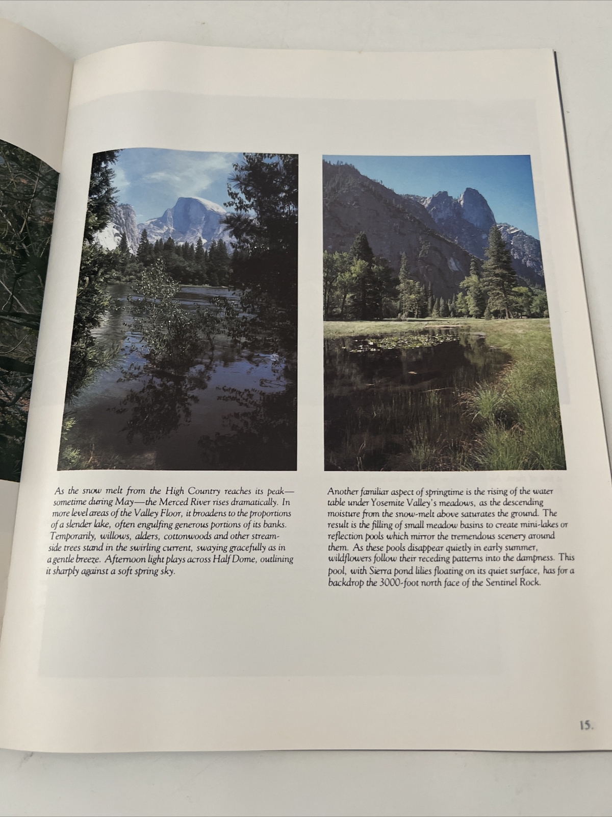 Signed 1978 National Park Booklet THE FOUR SEASONS OF YOSEMITE Morgenson