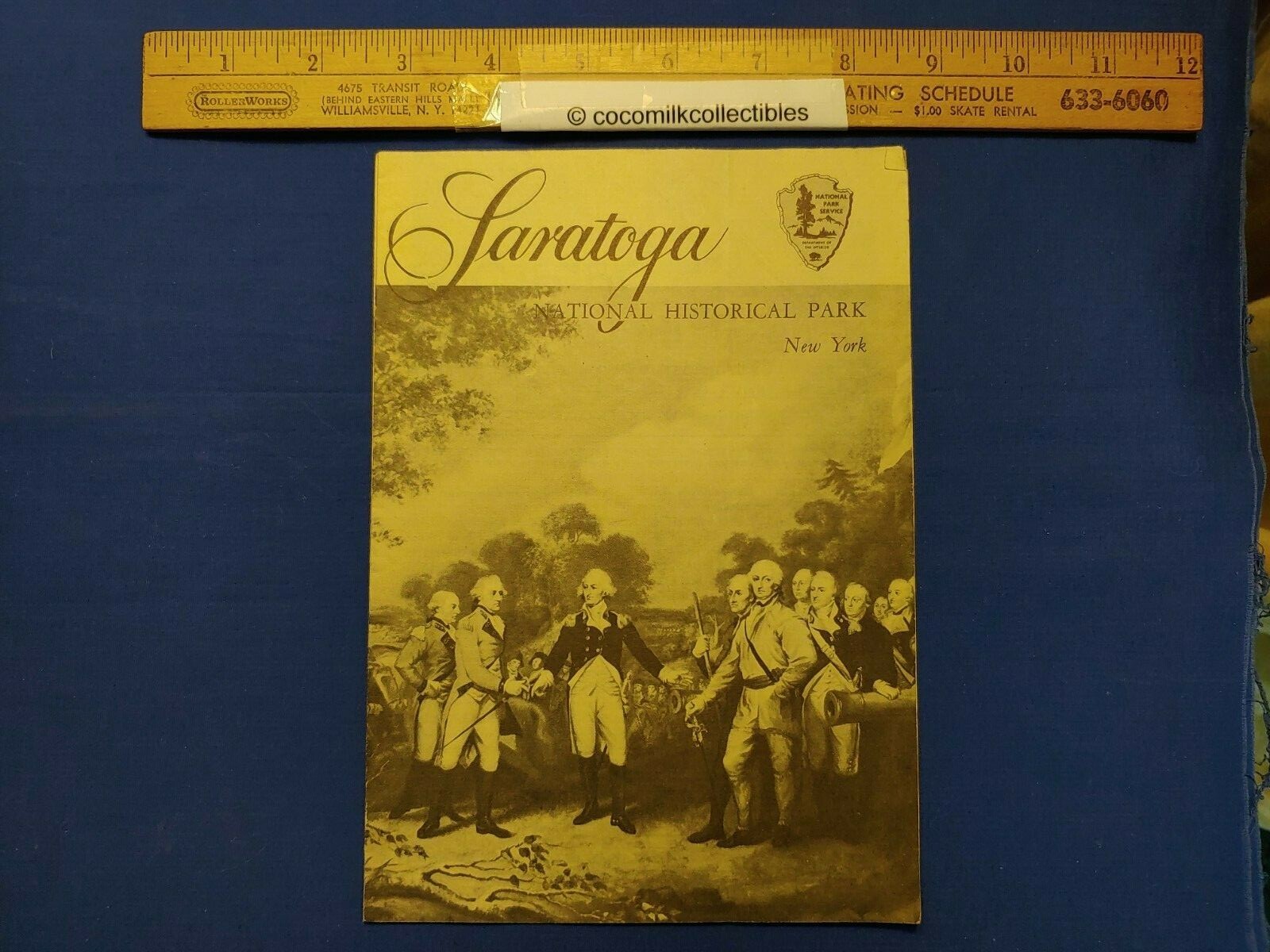 1957 Saratoga National Historic Park New York Brochure National Park Service
