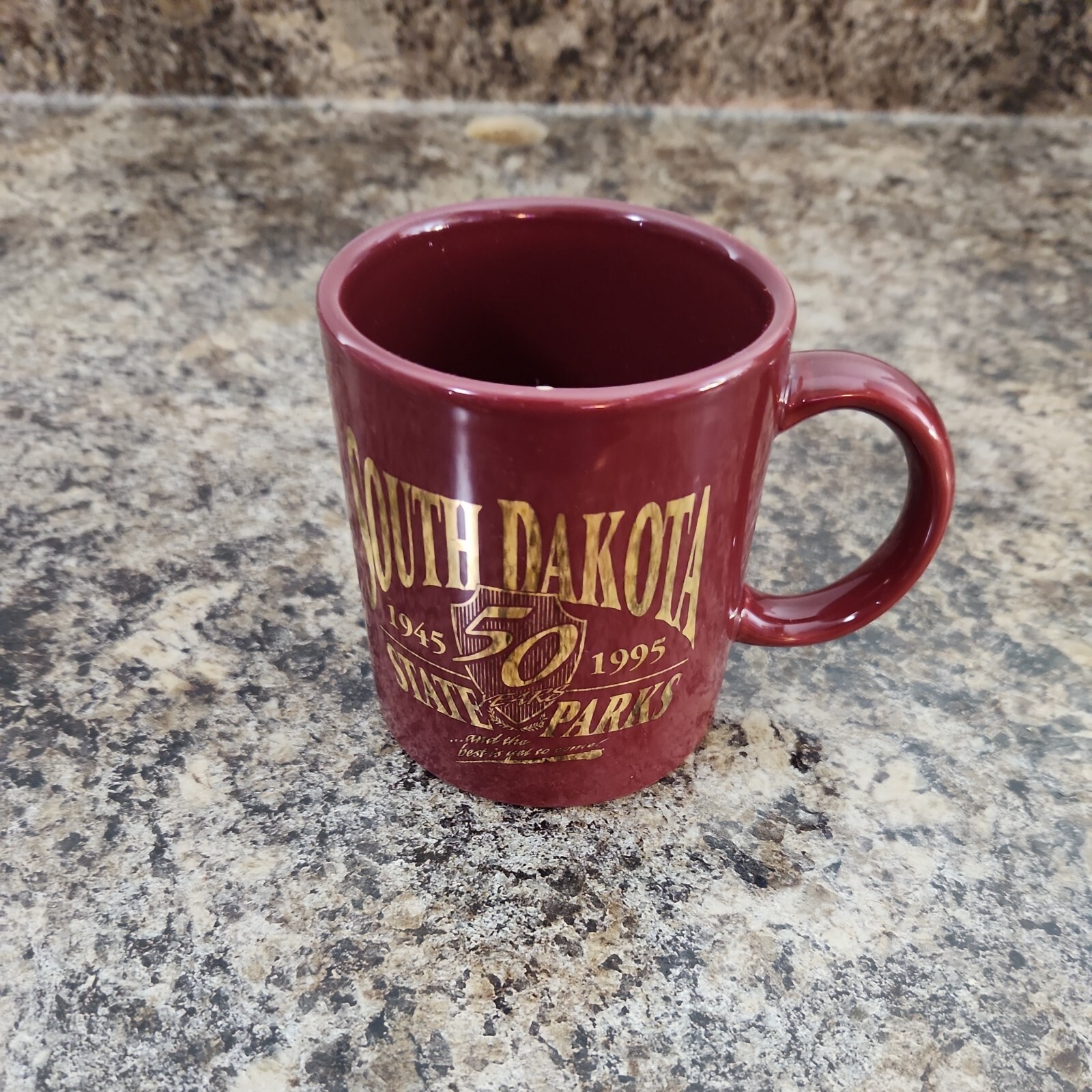 Vintage South Dakota State Parks 50 Years Anniversary Coffee Mug Cup 1995