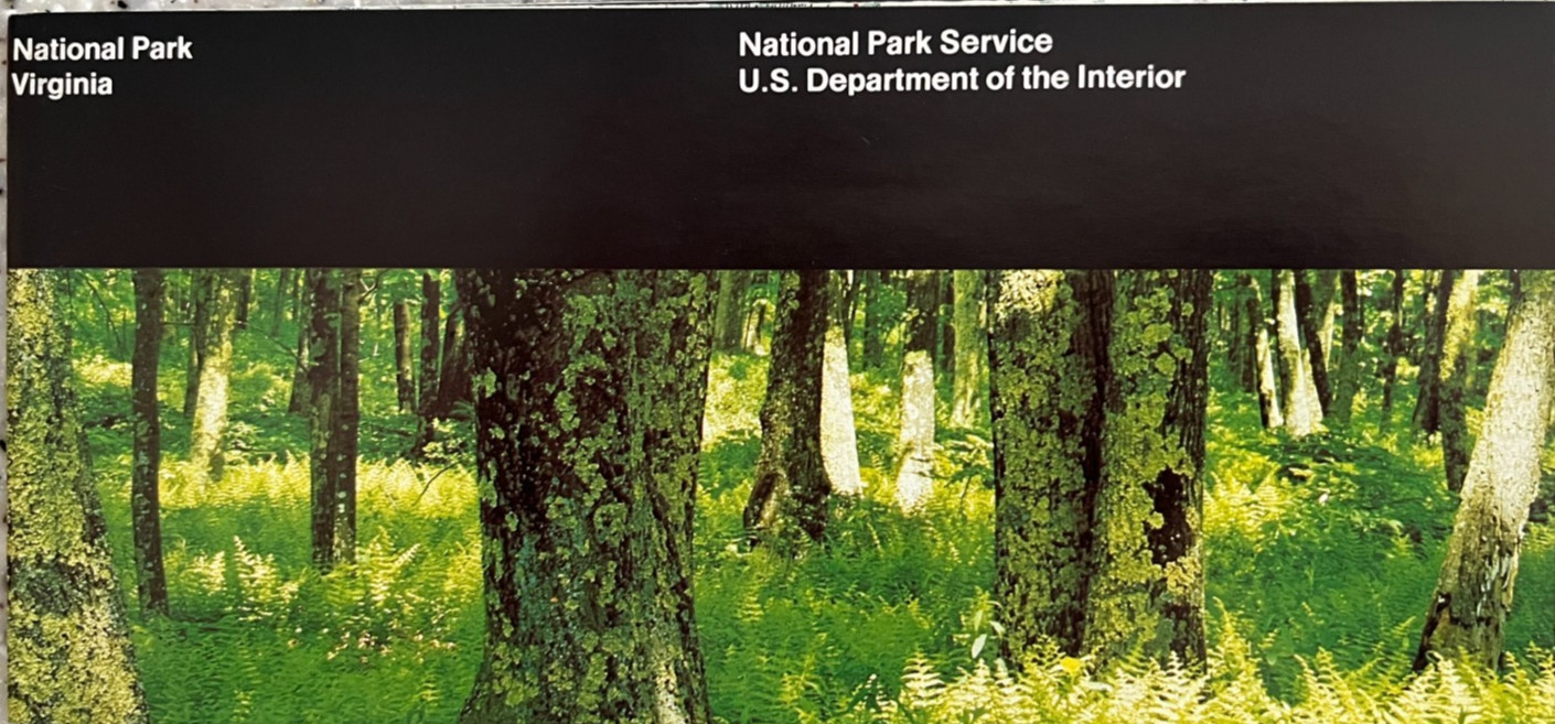 Vintage 2002 SHENANDOAH NP – VA NATIONAL PARK SERVICE UNIGRID BROCHURE/MAP