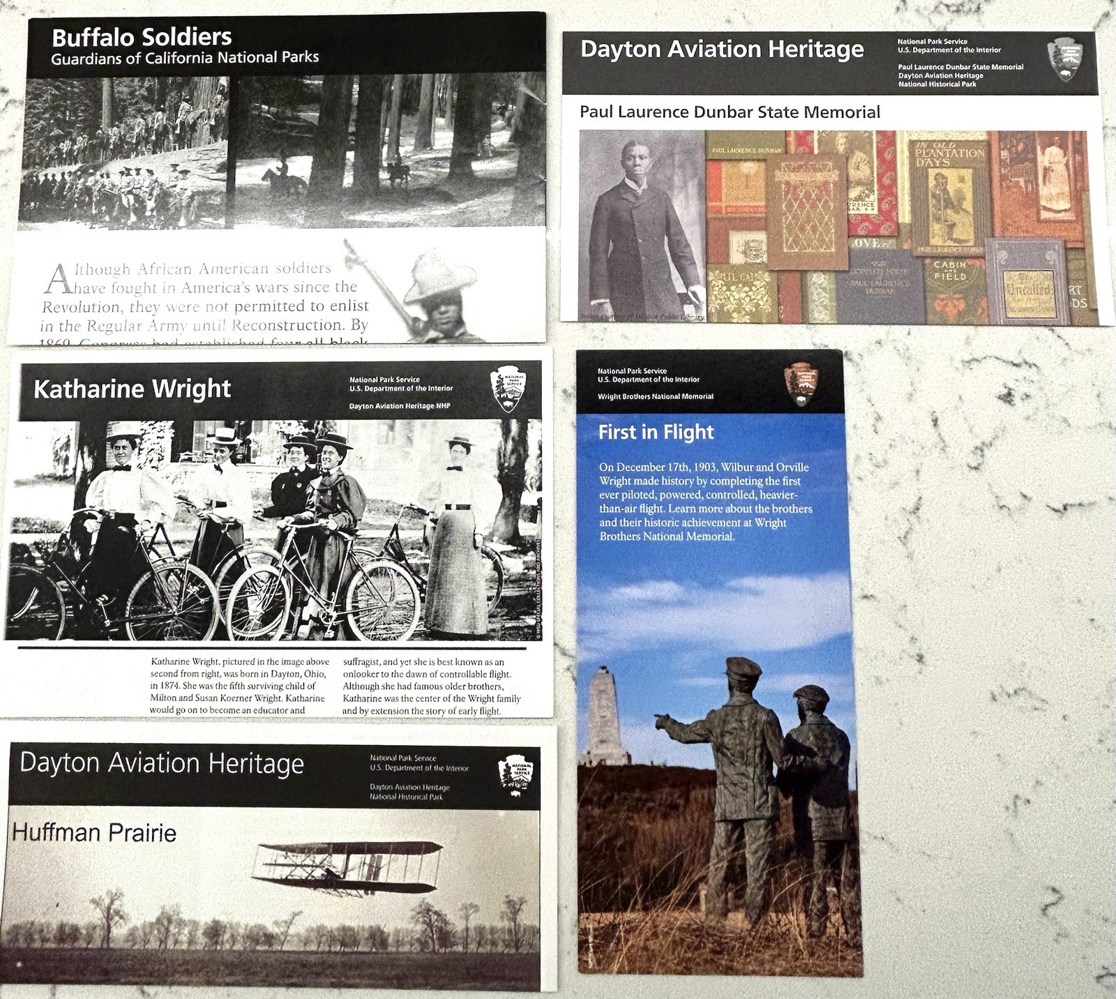 National Park Service in OHIO, Lot of 14 Brochures, Cuyahoga, Perry’s Victory