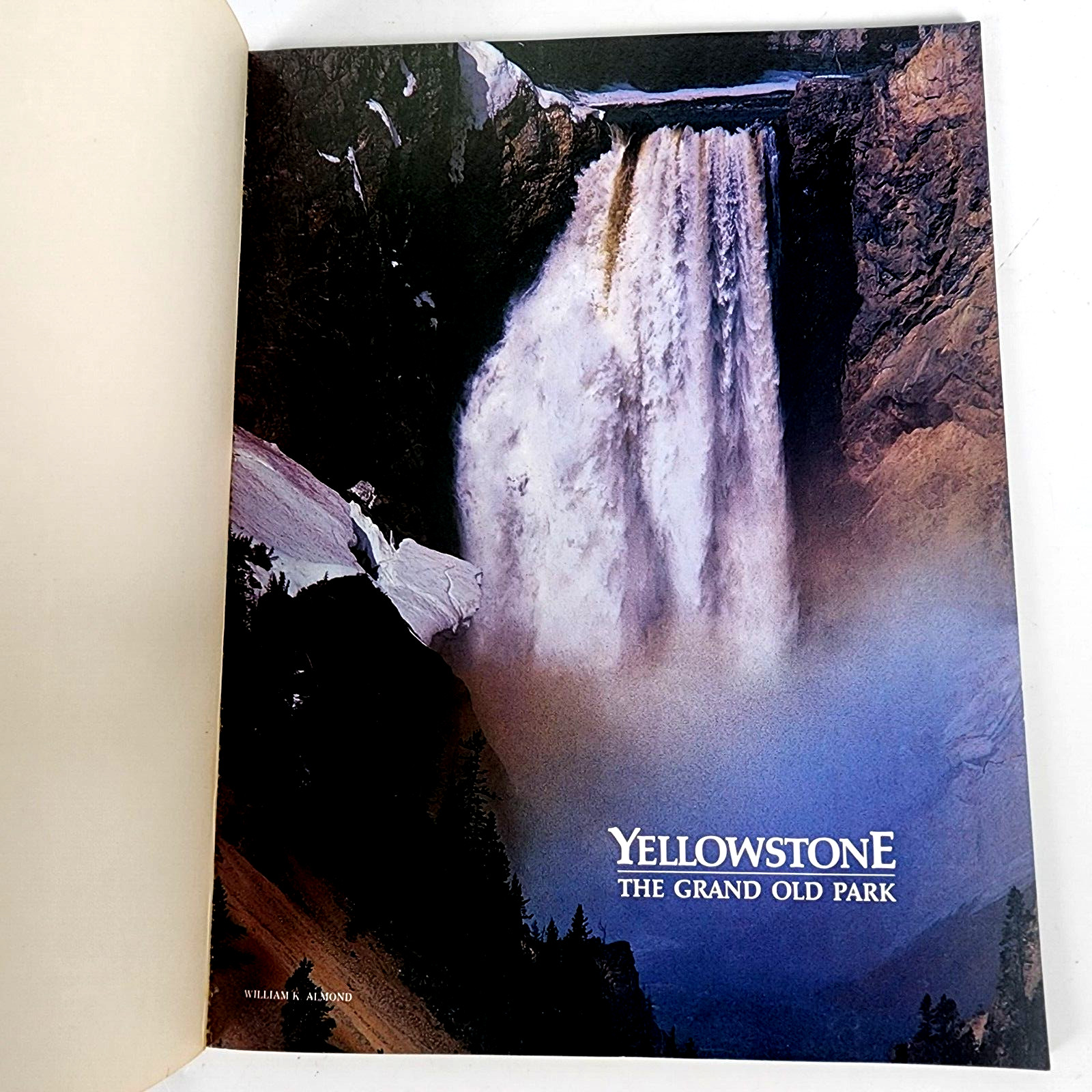 Yellowstone Grand Old Park Book Adam Randolph Collings Illustrated Photos .