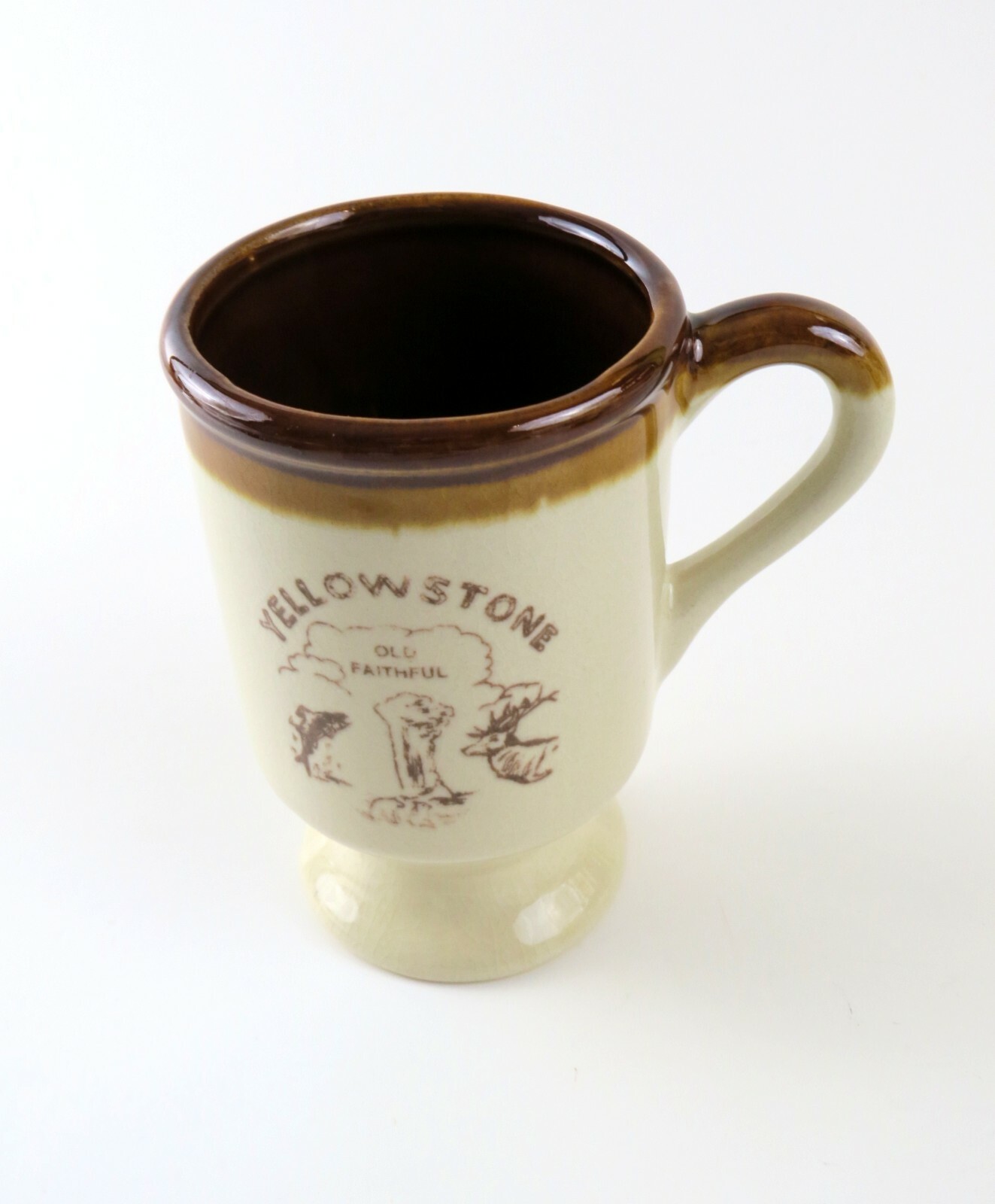 Yellowstone National Park Old Faithful Geyser Souvenir Ceramic Coffee Mug