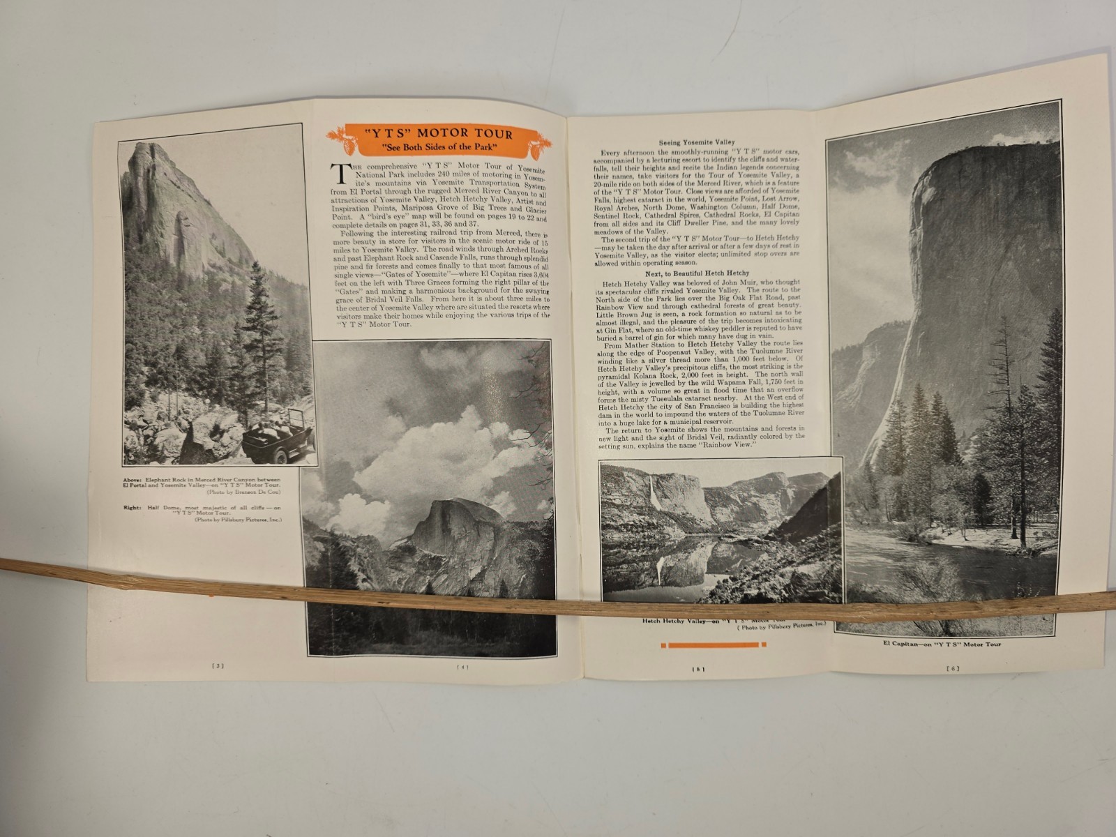 Rare Antique 1923 Yosemite Travel Brochure & Gunnar Widforss Centerfold Map EUC