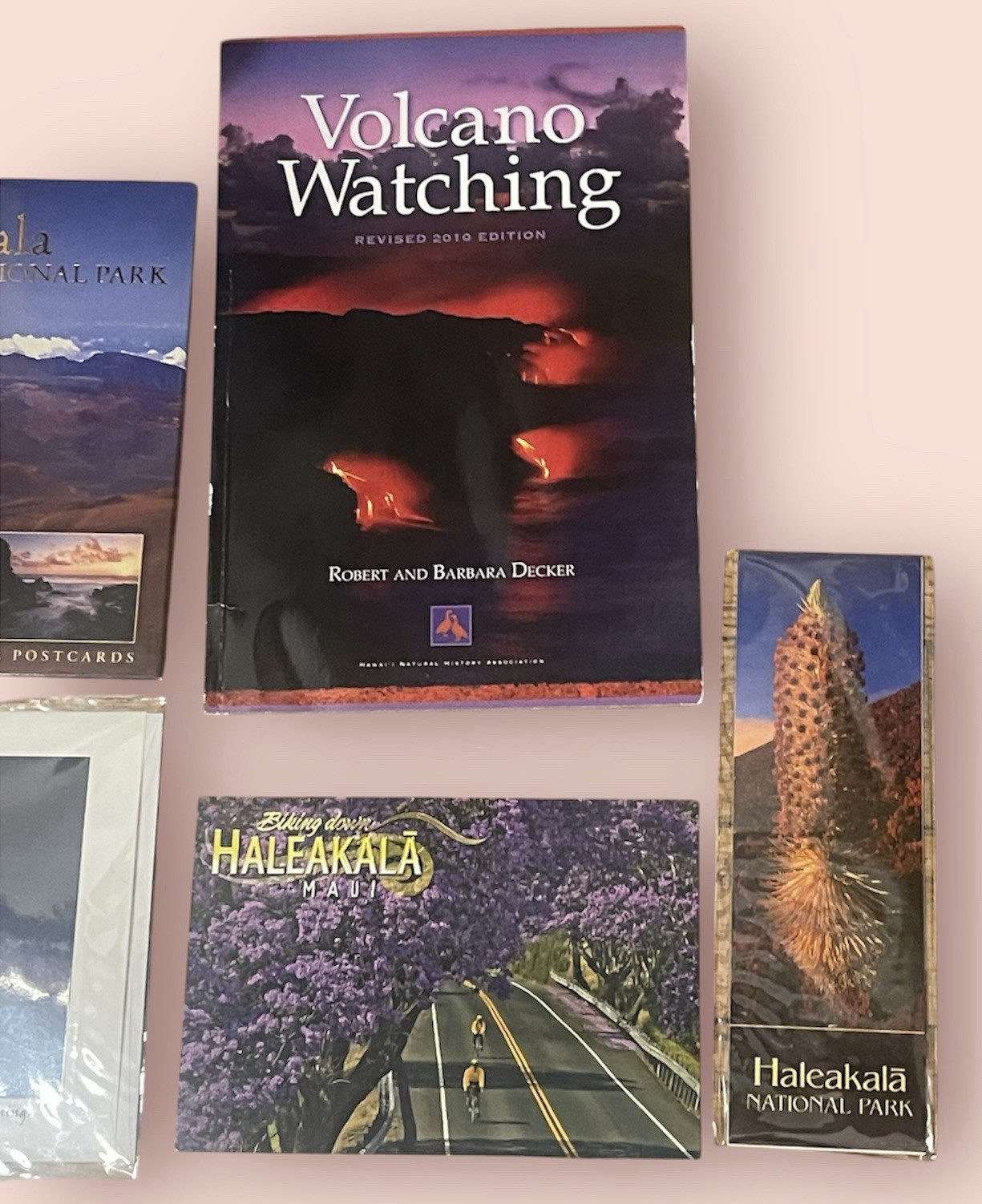 HALEAKALA NATIONAL PARK MAUI HAWAII PIN KEYCHAIN POSTCARDS SOUVENIR LOT RARE