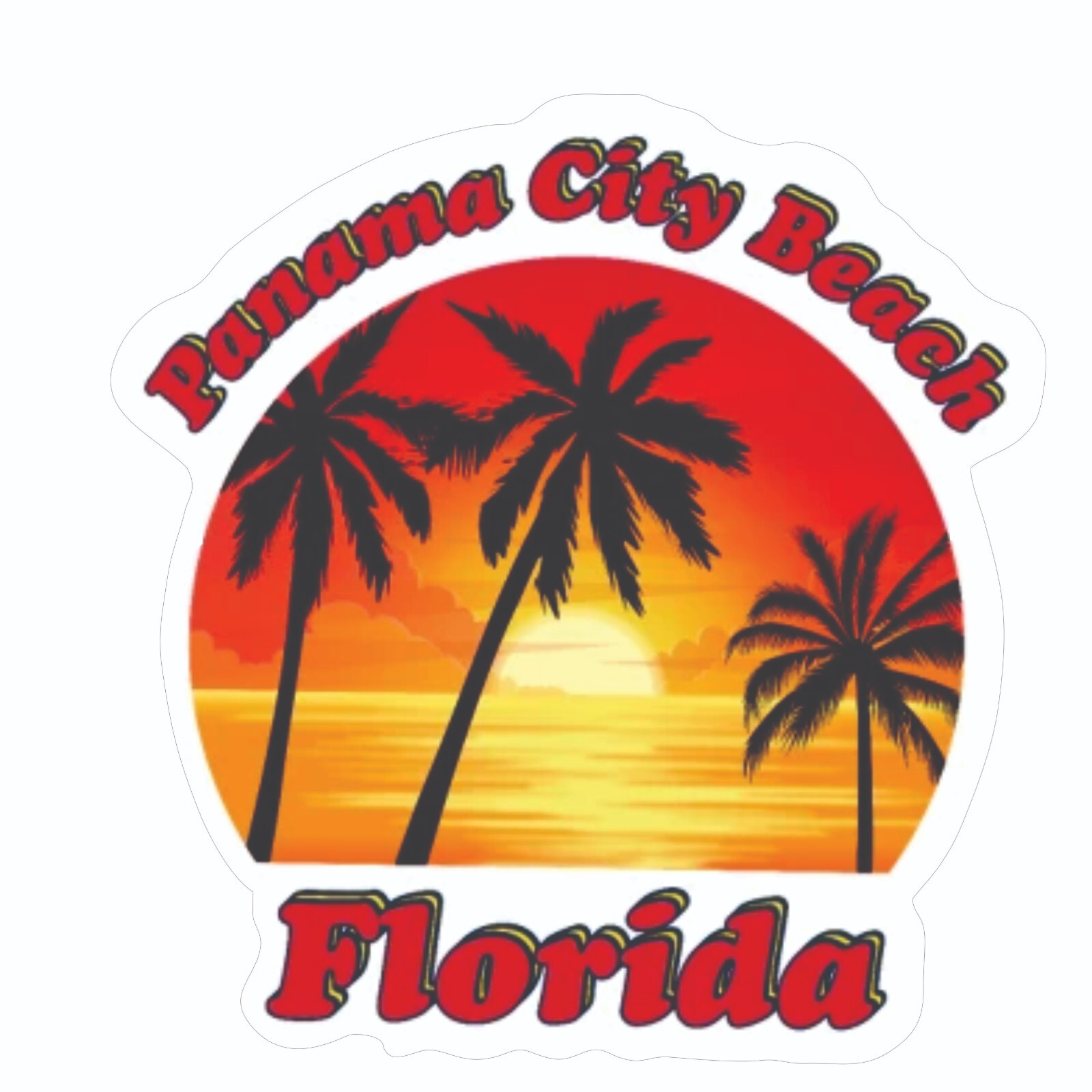 Panama City Beach Florida Sticker Decal