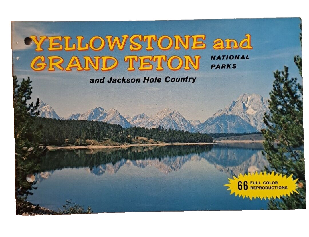 Yellowstone Grand Teton National Parks & Jackson Hole Country💥WYOMING c1960s