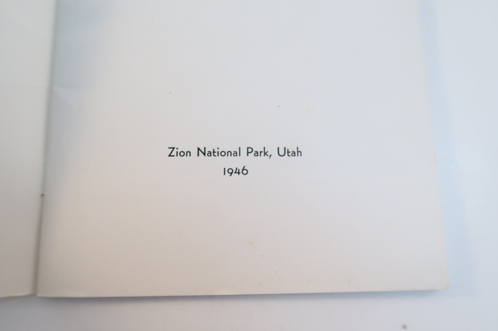 The Rainbow Canyon Country National Parks Book 1946 Zion Utah Russell K. Grater
