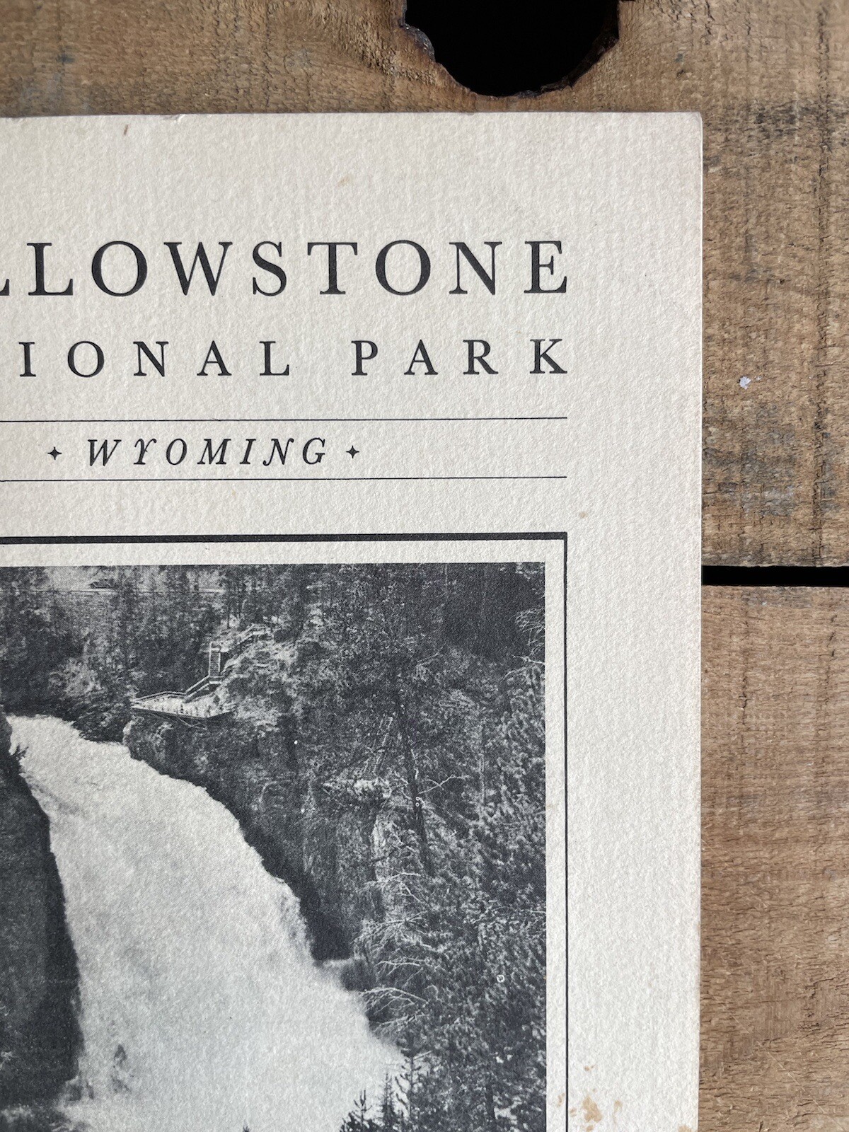 Early Vintage Yellowstone National Park Wyoming US Dept Of The Interior Brochure