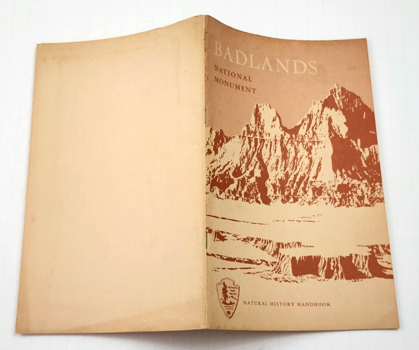 Badlands National Monument Natural History Handbook Vintage 1954 Reprint 1961