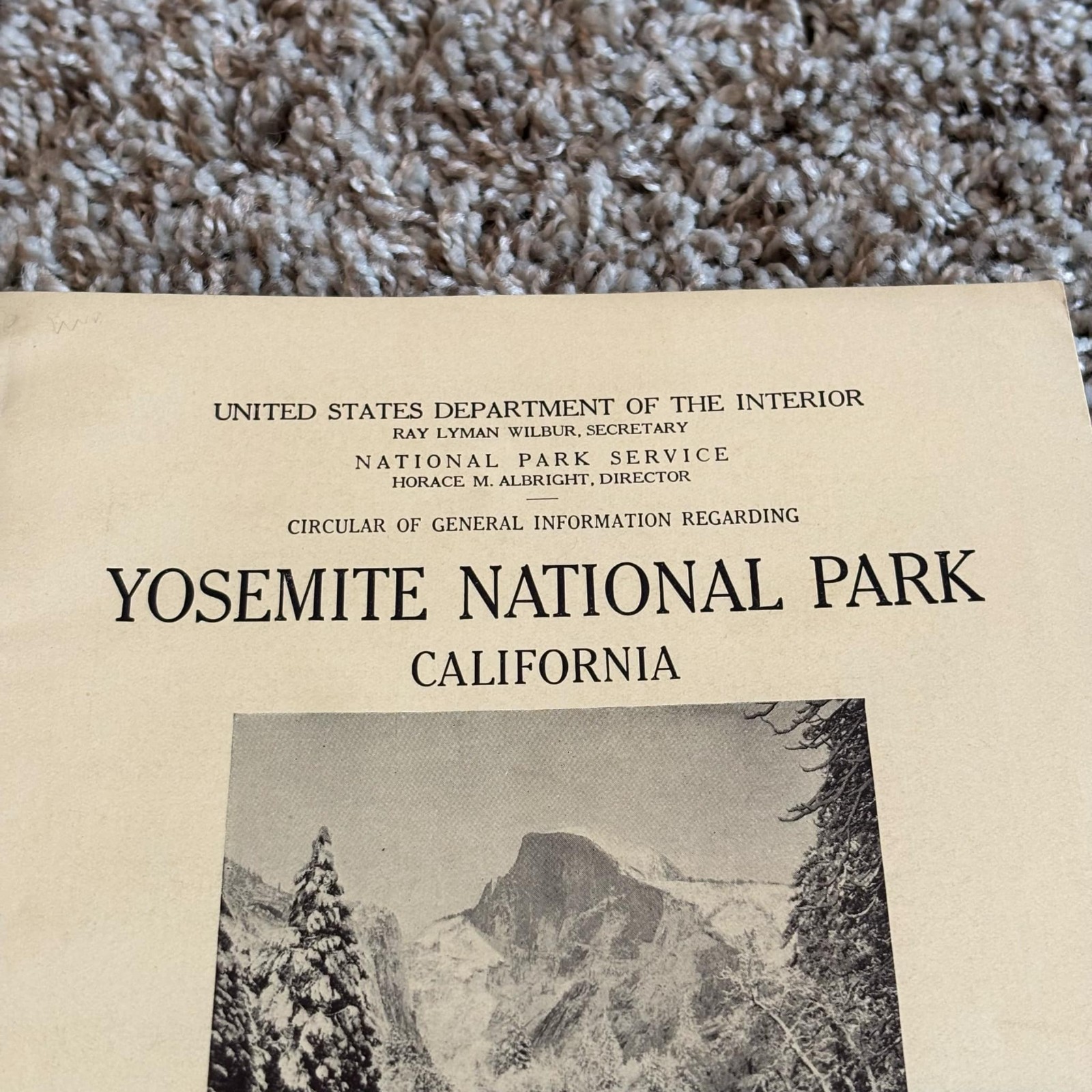 1930s Yellowstone Circular Guidebook Set Wyoming California Vtg Ephemera RARE
