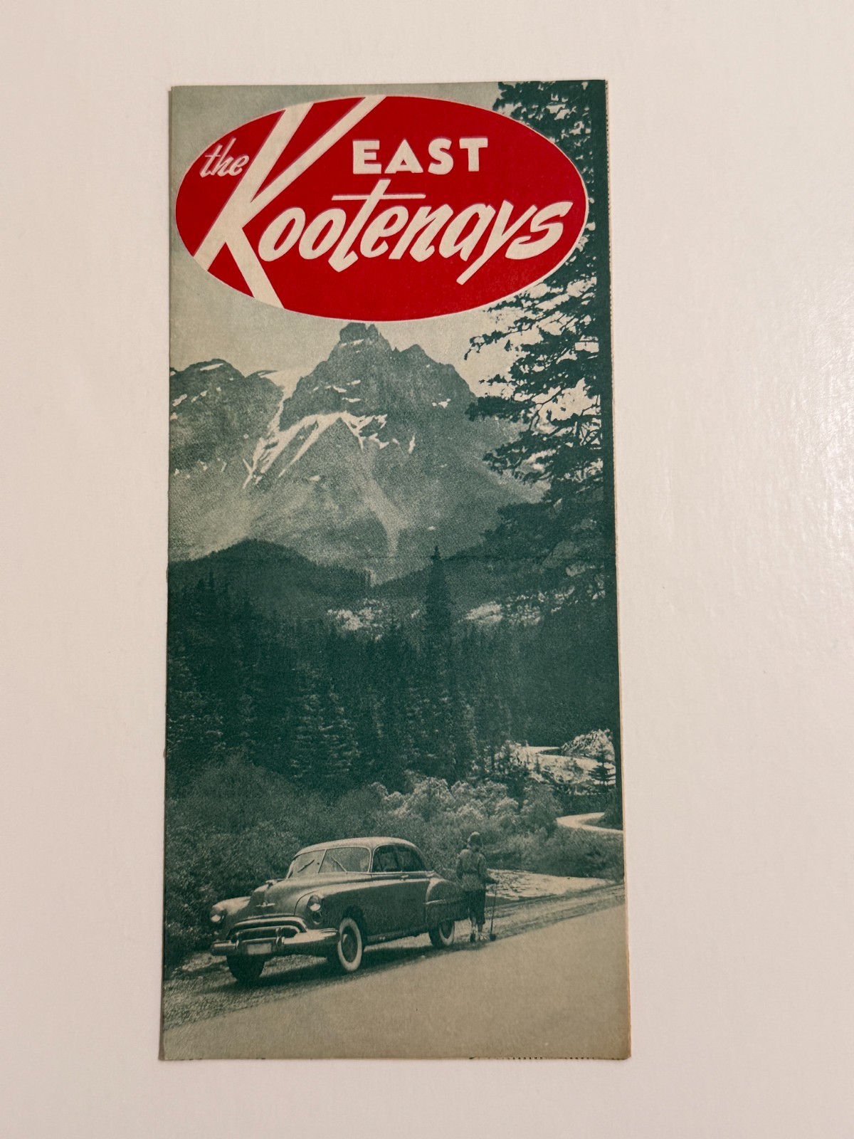Vintage East Kootenays Map Brochure – British Columbia Canada
