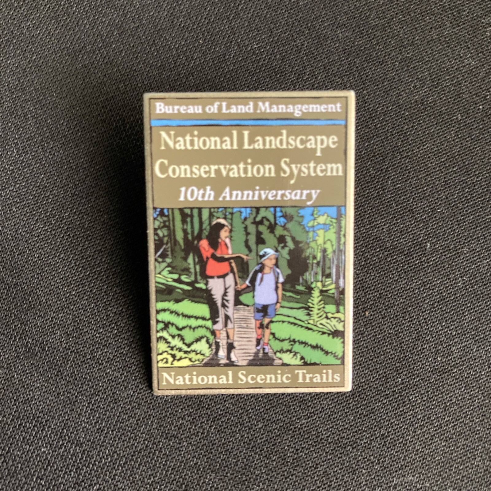 National Landscape Conservation System Scenic Trails Pin 10th Anniversary BLM