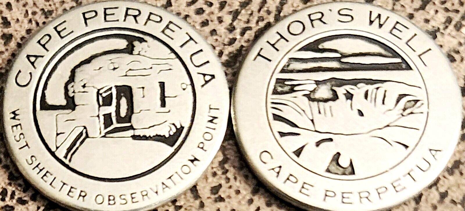 CAPE PERPETUA – THOR’S WELL – NATIONAL PARK TYPE TOKEN – OREGON