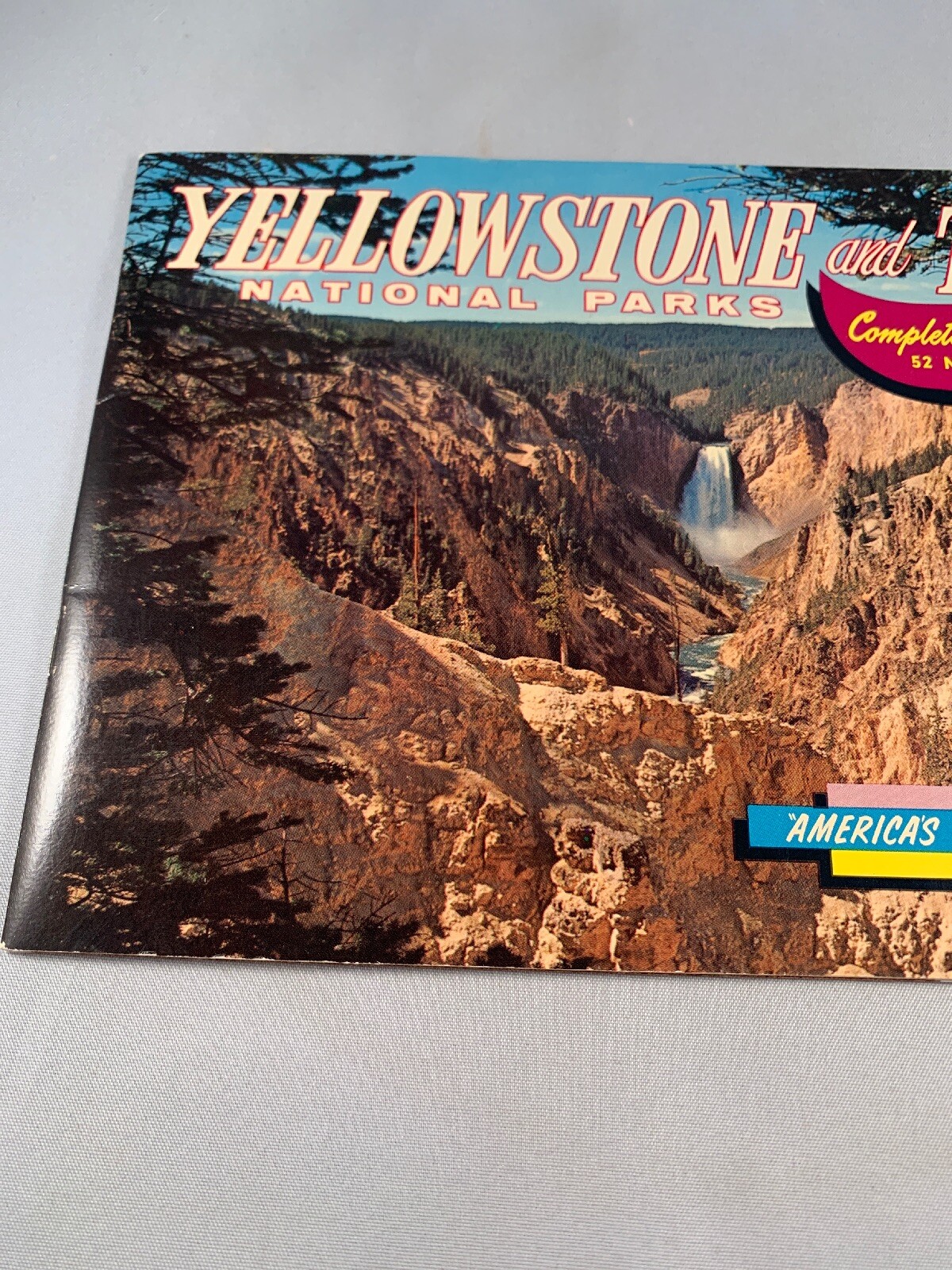 1968 Yellowstone Grand Teton National Park Color Brochure