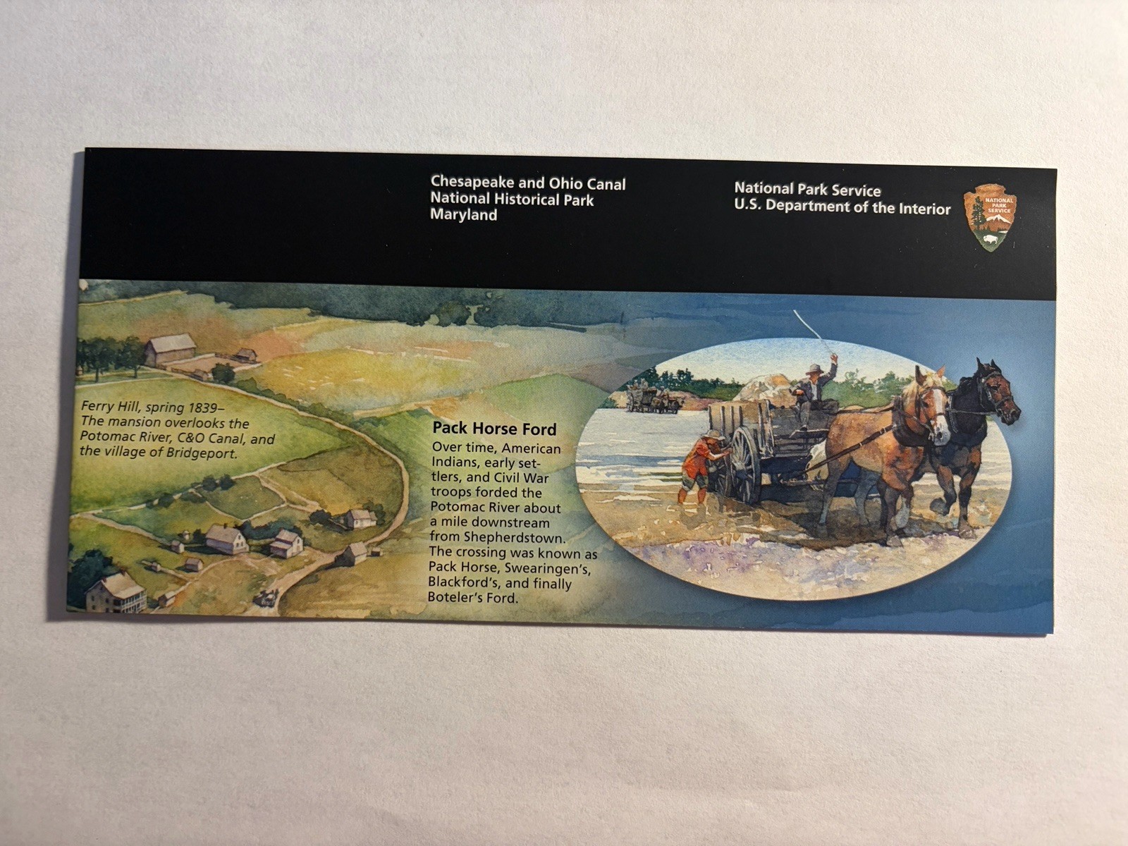 Chesapeake & Ohio Canal National Historical Park Ferry Hill Unigrid Brochure
