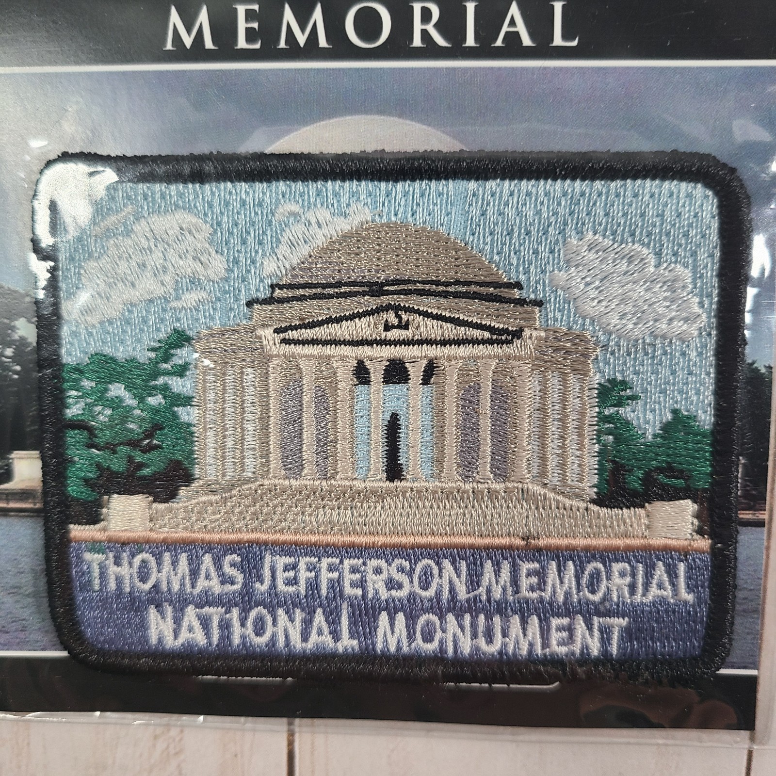 Washington DC Historical Landmarks Patches Lot of 3 Arlington Lincoln Jefferson