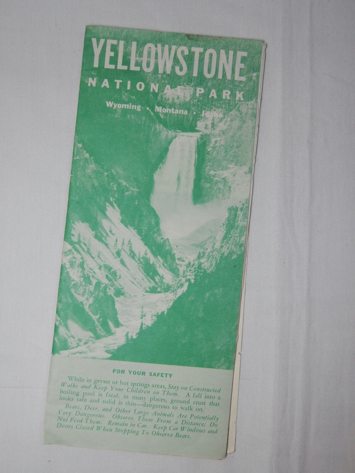 Vintage Yellowstone Maps, Brochures, Guides, Postcard, Reward Notice