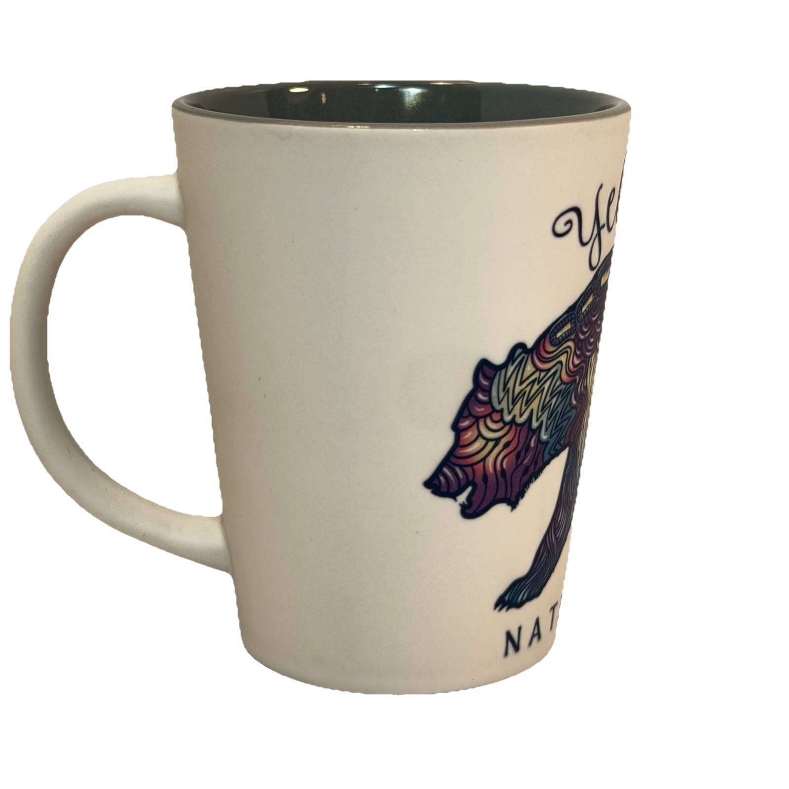Yellowstone National Park Bubbling Bear Latte Mug 12 Oz Souvenir Memory Travel