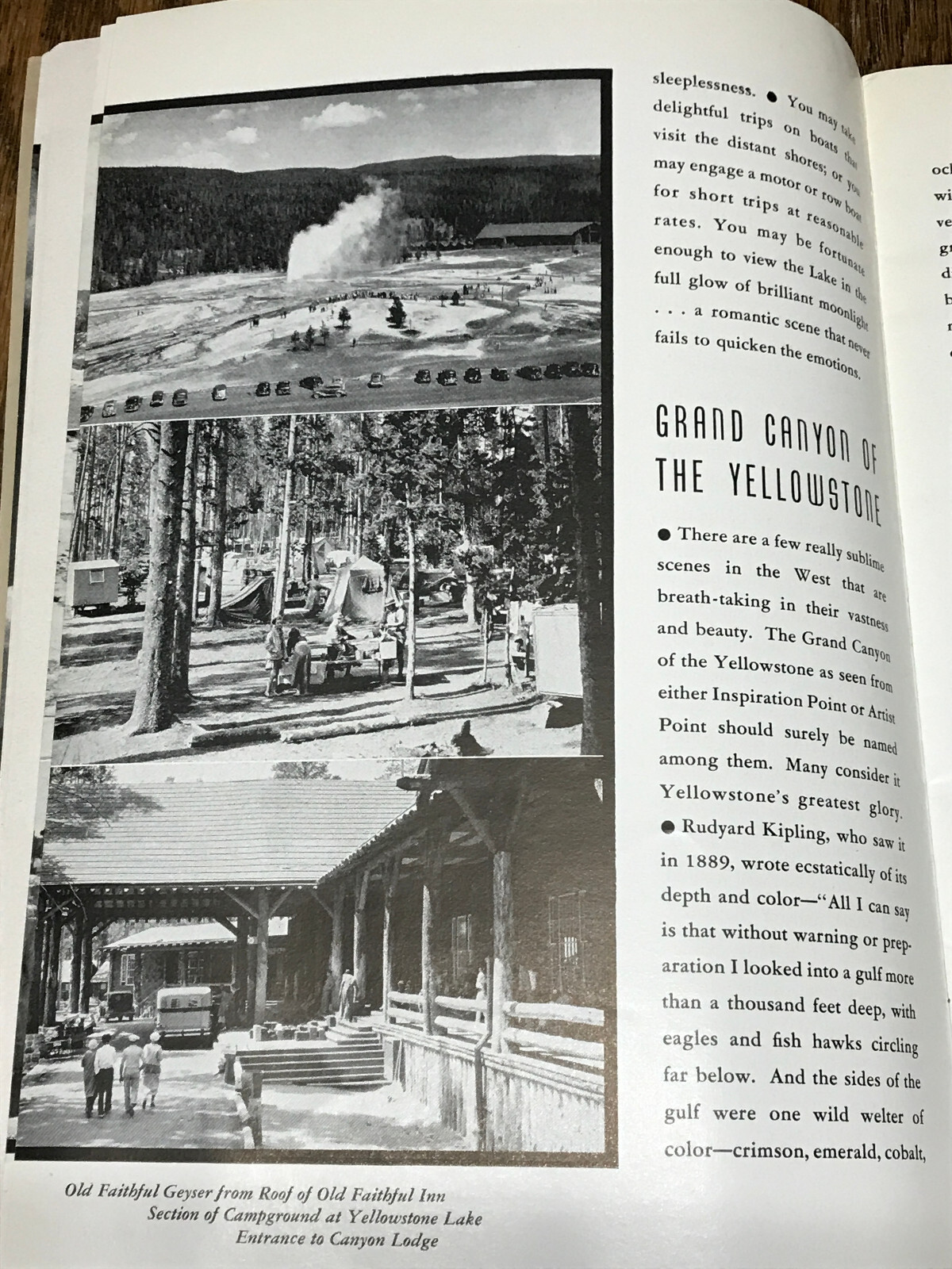 Yellowstone & Grand Teton National Parks Union Pacific RR Overland Route 1941