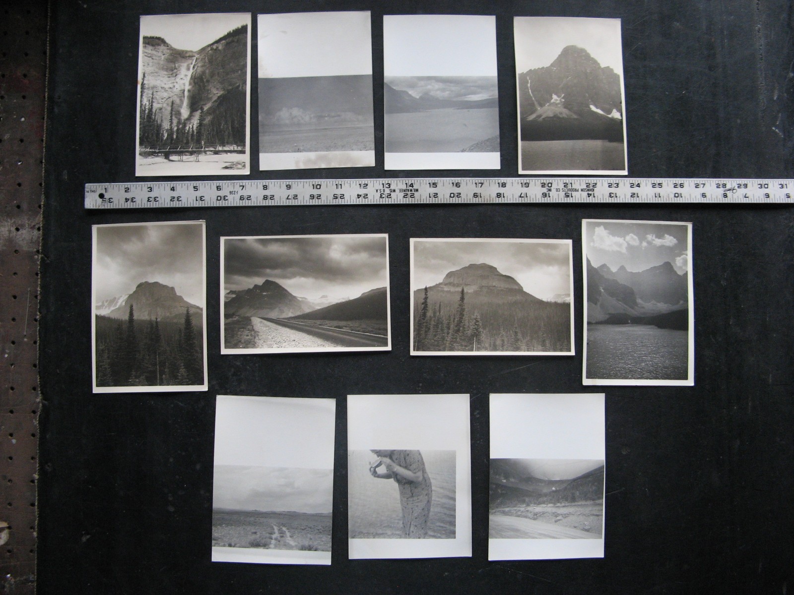 ’30s YELLOWSTONE PARK 51 PHOTO SET 8x10s & rppc size STUNNING! w GLACIER & BANFF