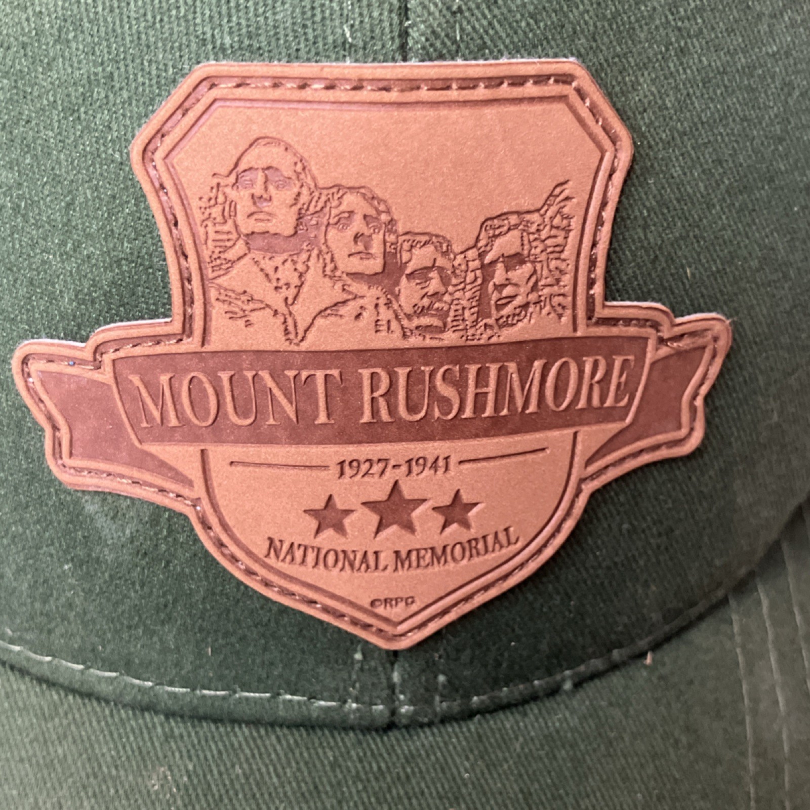 Mount Rushmore National Memorial Green Mesh Trucker Hat National Parks Souvenir