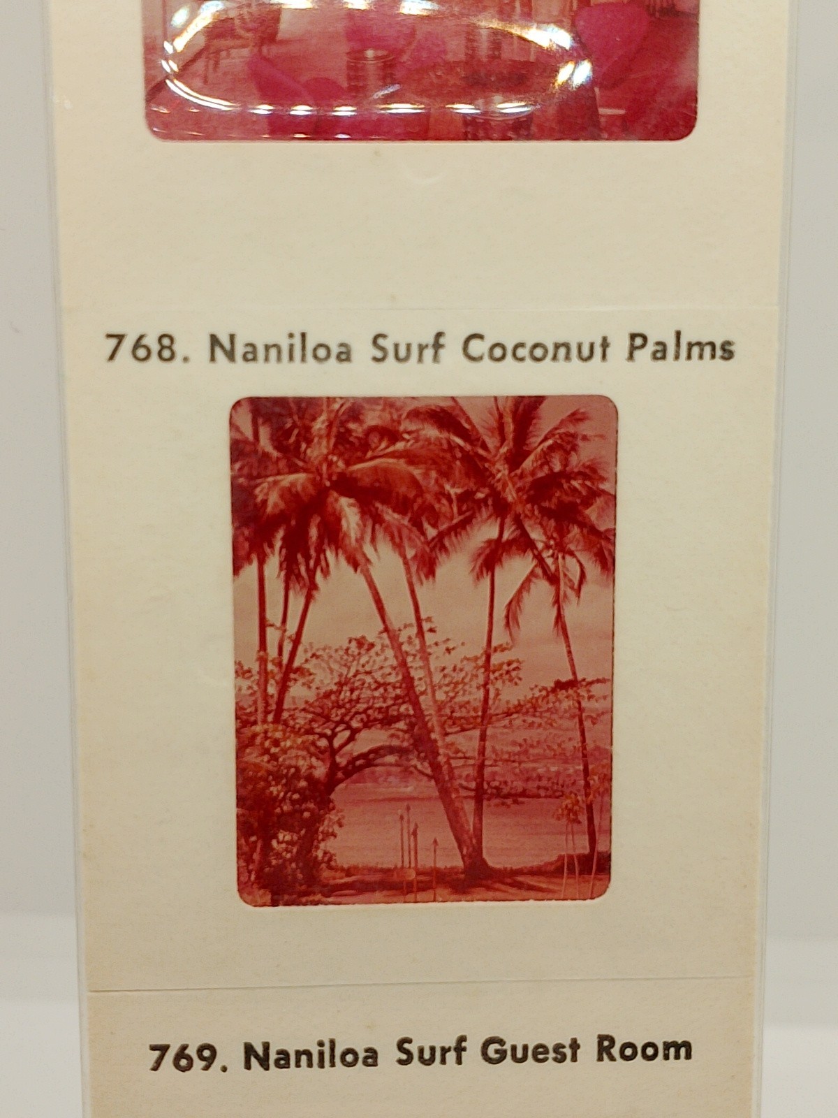 Vintage Kodak Film 5 Color Slides 2″x2″ – Island Of Hawai Naniloa Surf