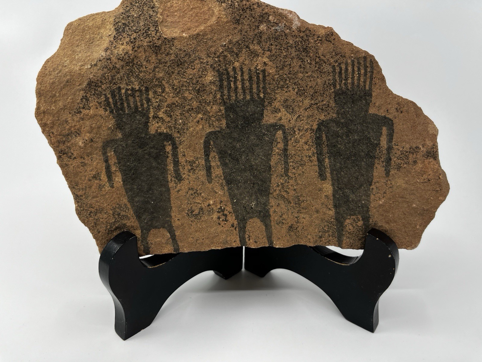 1990 Replica Three Amigos Petroglyph from Dinosaur National Monument Sandstone