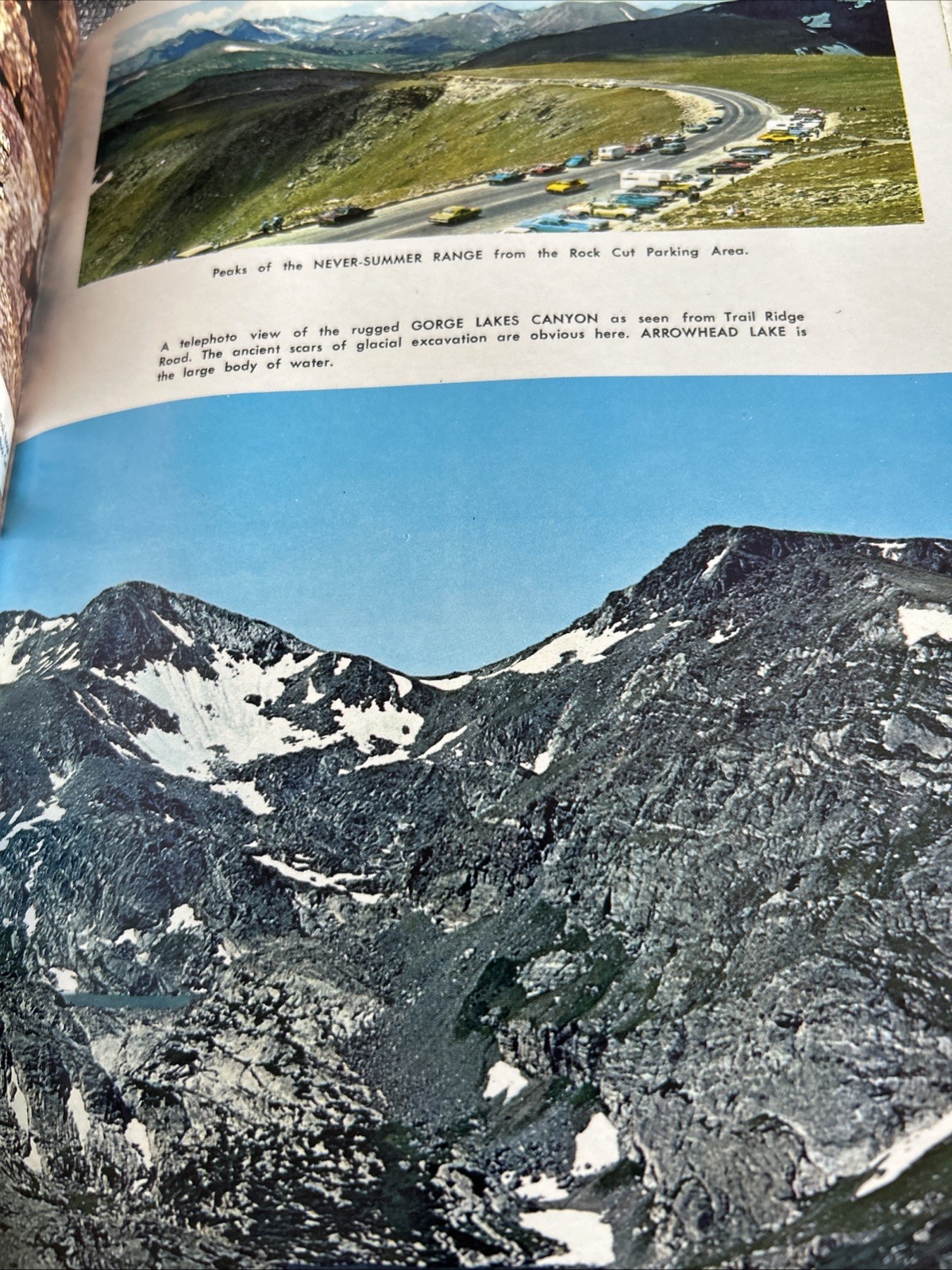Vintage Rocky Mountain National Park Booklet Brochure 1970s Estes Park 10” X 7”