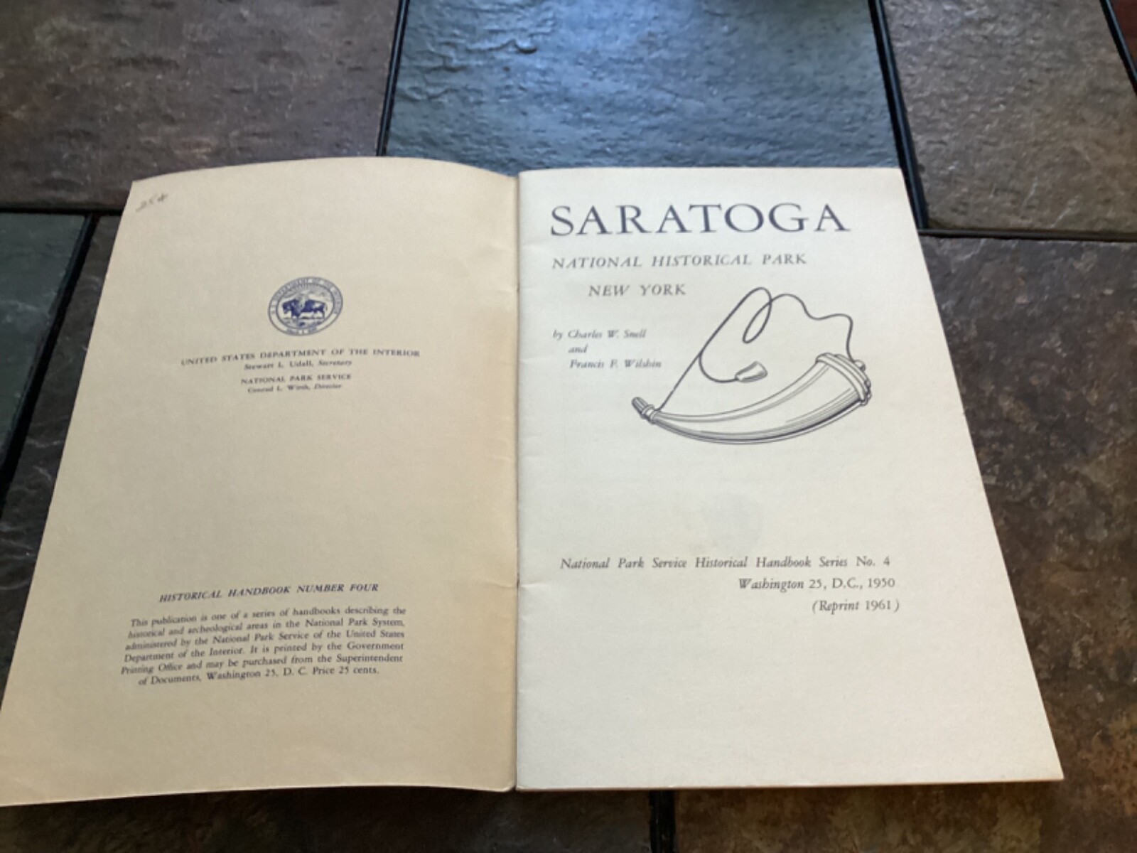 1961 Saratoga National Historical Park Guide