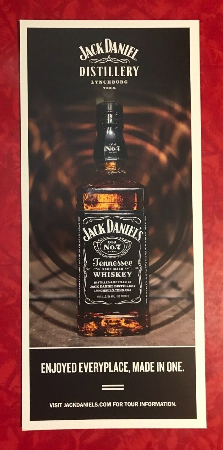 JACK DANIELS DISTILLERY – LYNCHBURG, TENNESSEE PAMPHLET 2017