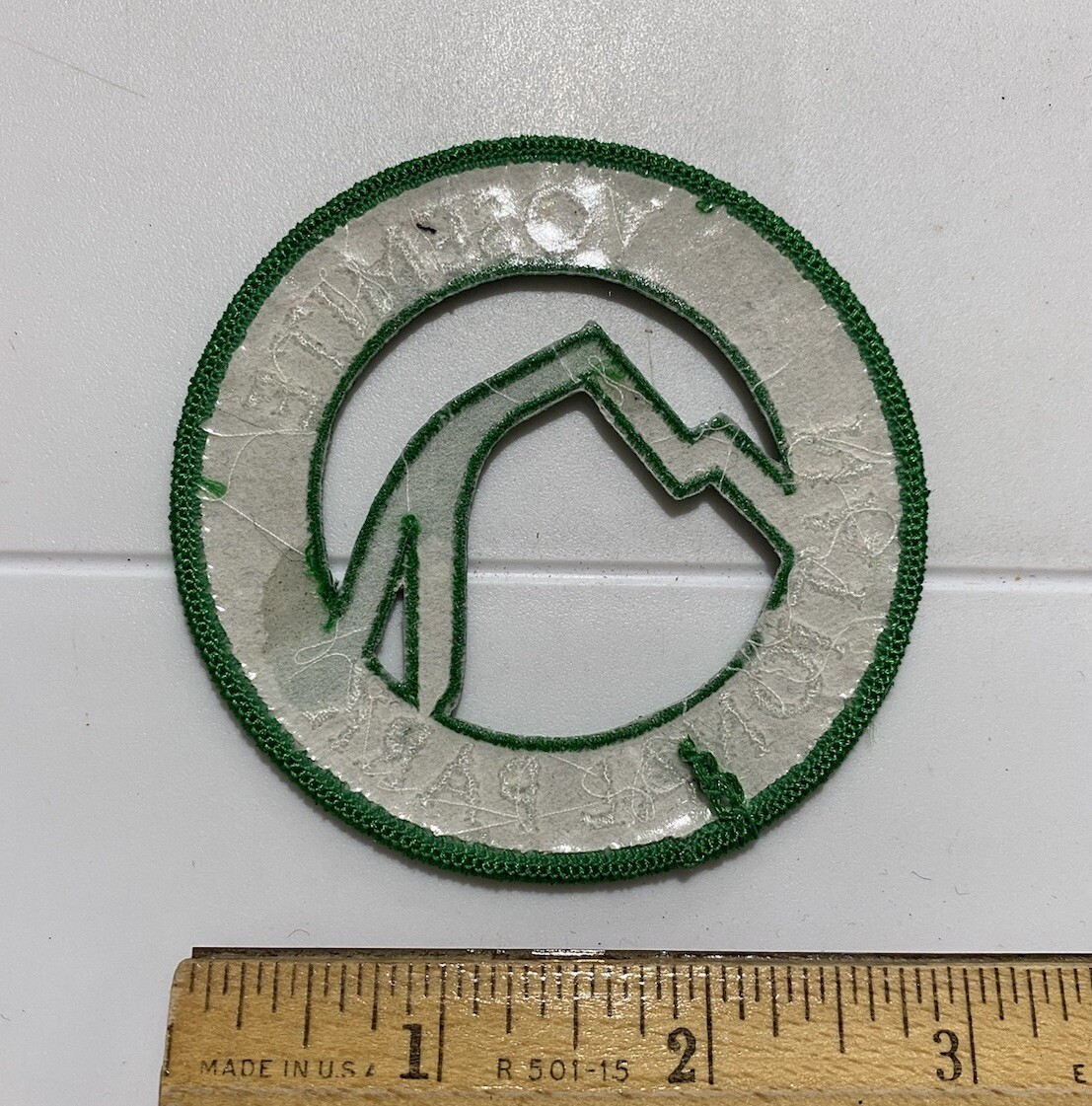 Yosemite National Park Granite Half Dome Souvenir Cut-out Iron-on Patch Badge