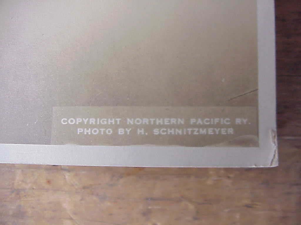 Teton Range & Jackson Lake Wyoming 1923 Panorama Photo Schnitzmeyer Rare NPRR