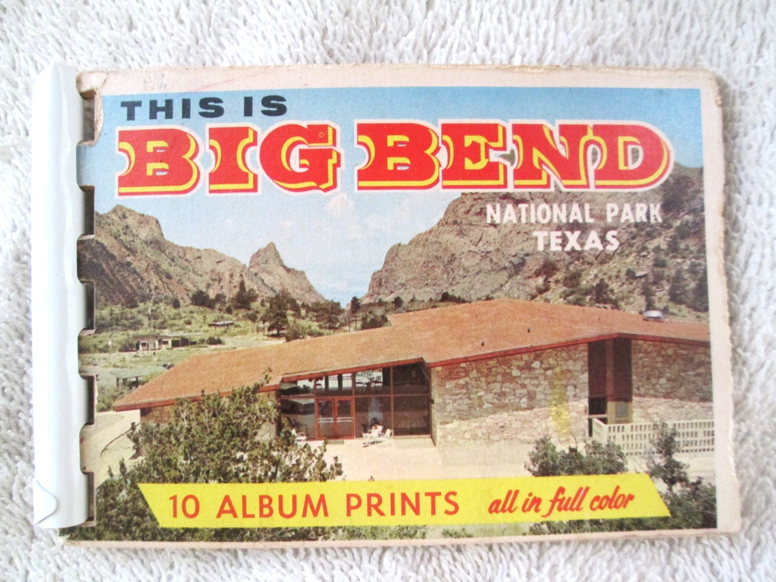 Vintage 1970s Texas Big Bend Natinal Park 10-Scene Souvenir Booklet / Great Pics