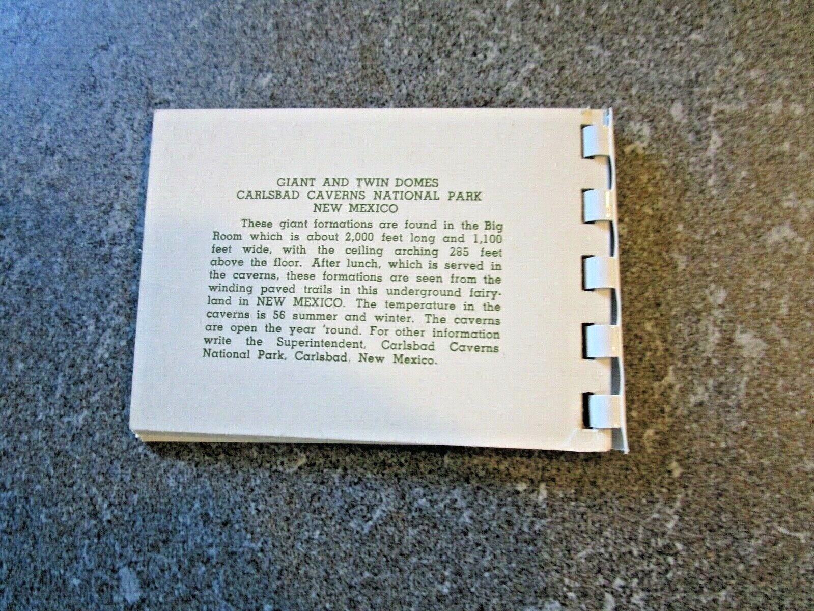 Vintage Carlsbad Caverns National Park 10 Color Ektachrome Photos -New Mexico