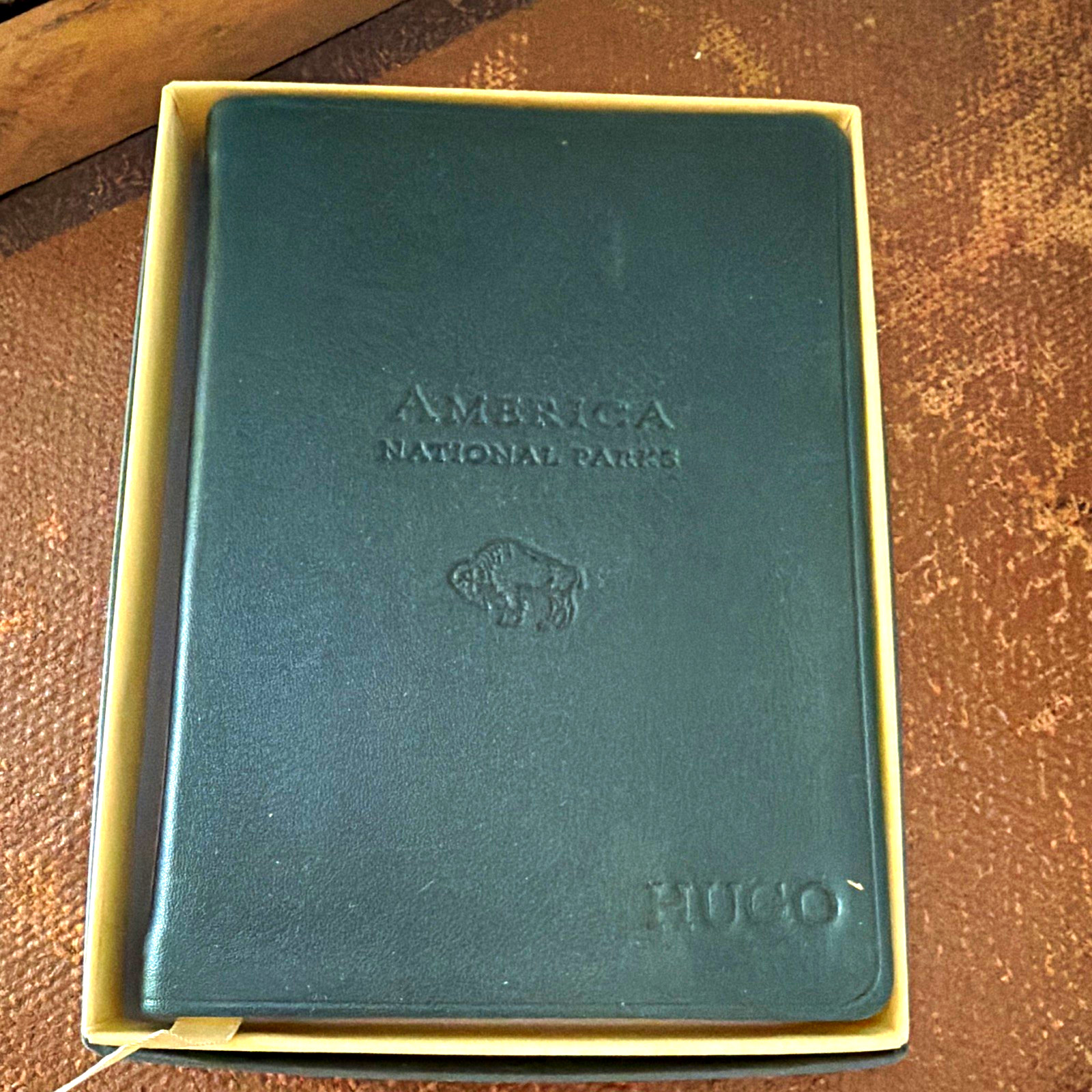 America National Parks 2006 leather boxed embossed with owner’s name