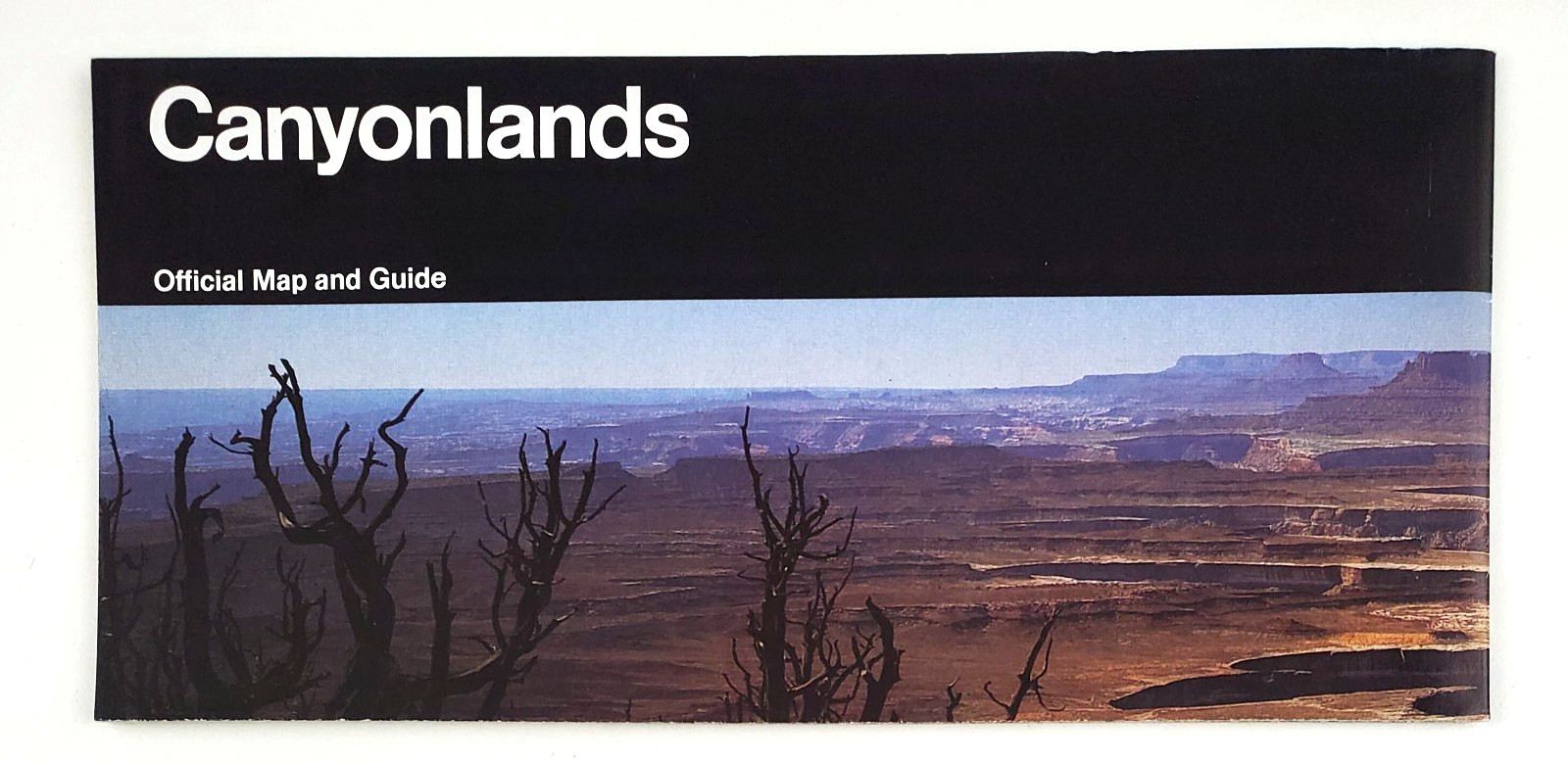 2001 Utah UT Canyonlands National Park Service NPS Vintage Map Guide Brochure