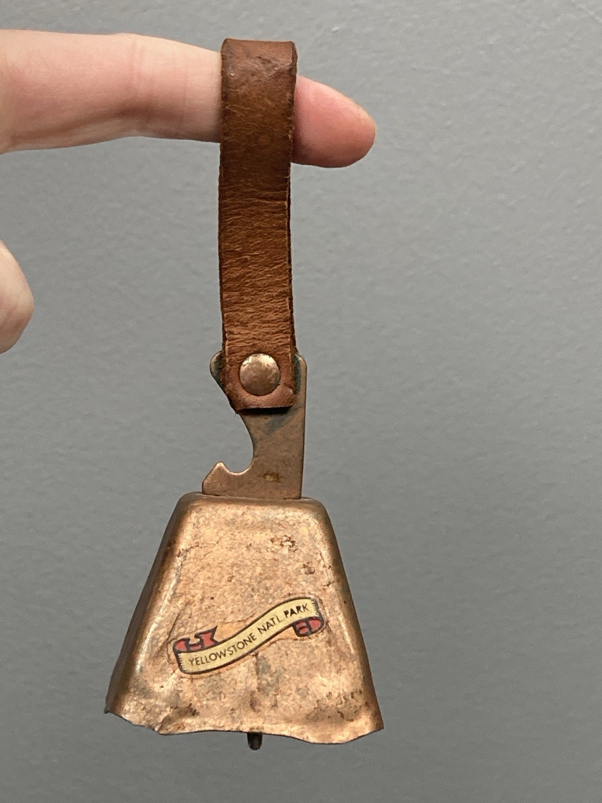 Vintage Yellowstone National Park Souvenir Bell & Bottle Opener