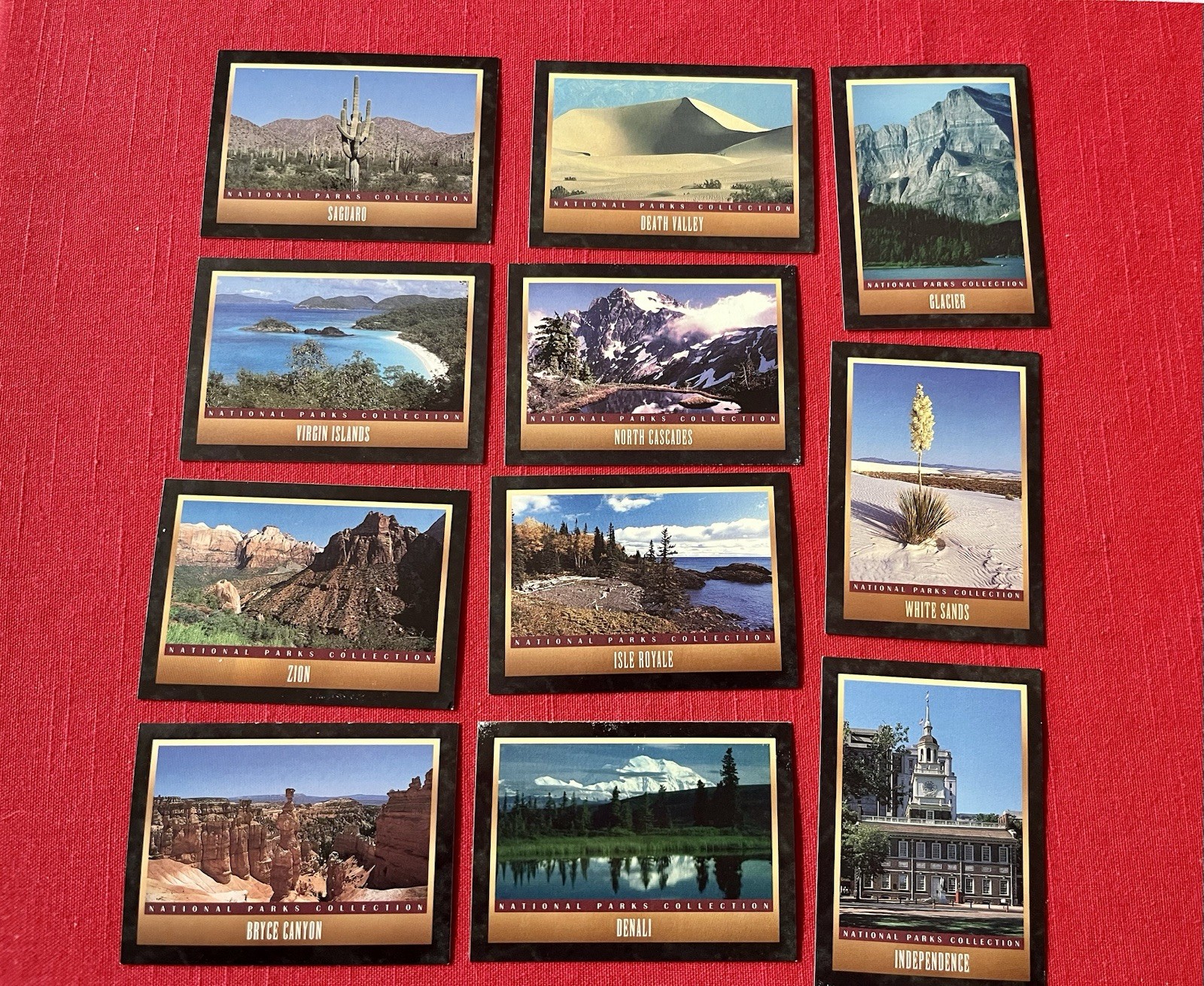 1995 National Park Collector Cards Lot#1