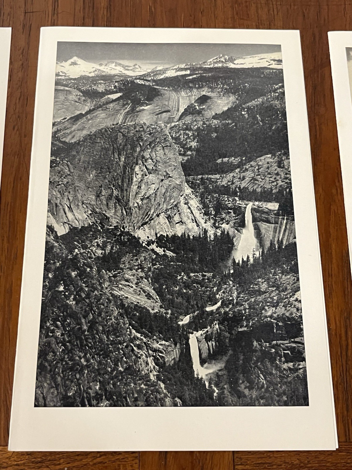 5 1955 YOSEMITE AHWAHNEE Hotel Menus Ansel Adams photo Covers original EX+