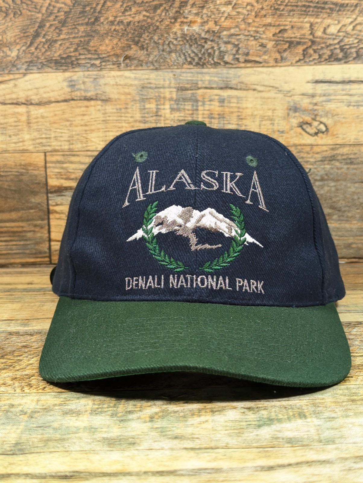 Vintage Denali National Park Strapback Hat Cap