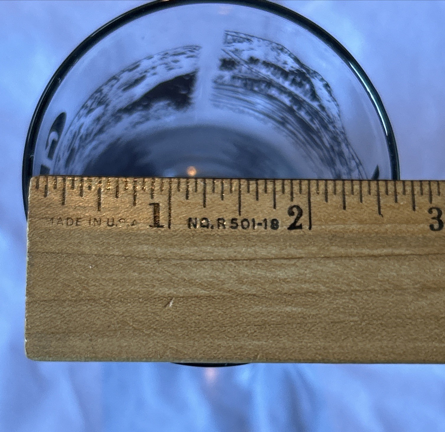 Vintage GRAND CANYON Drinking Glass 22K Gold & Black by Kapan Kent